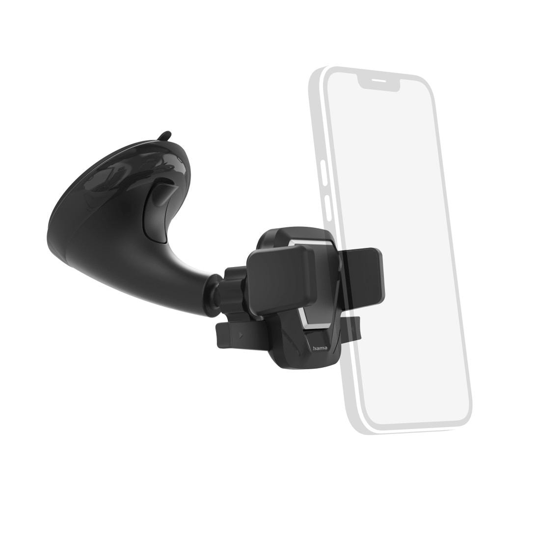 Hama Smartphone-Halterung »Auto Handyhalterung Easy Snap mit Saugnapf,  360° drehbar, universal«