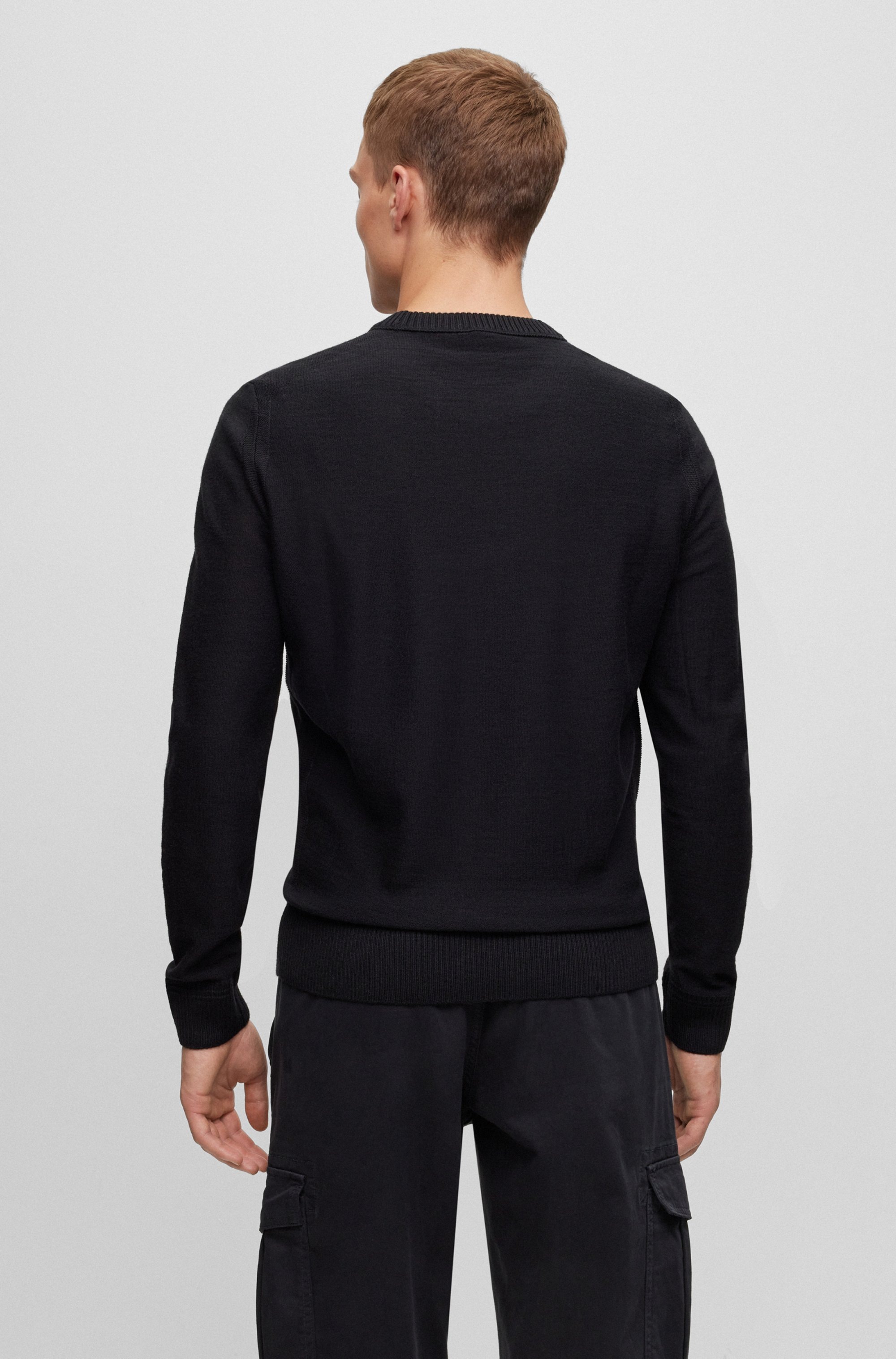 BOSS ORANGE Strickpullover "Avac", mit Schurwolle günstig online kaufen