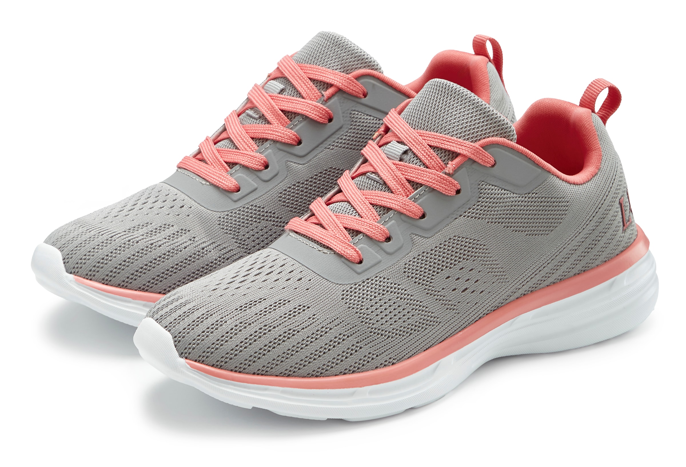 LASCANA Sneaker "Freizeitschuh, Halbschuh, Turnschuhe," NEU mit farbigen Details im sportiven Look VEGAN