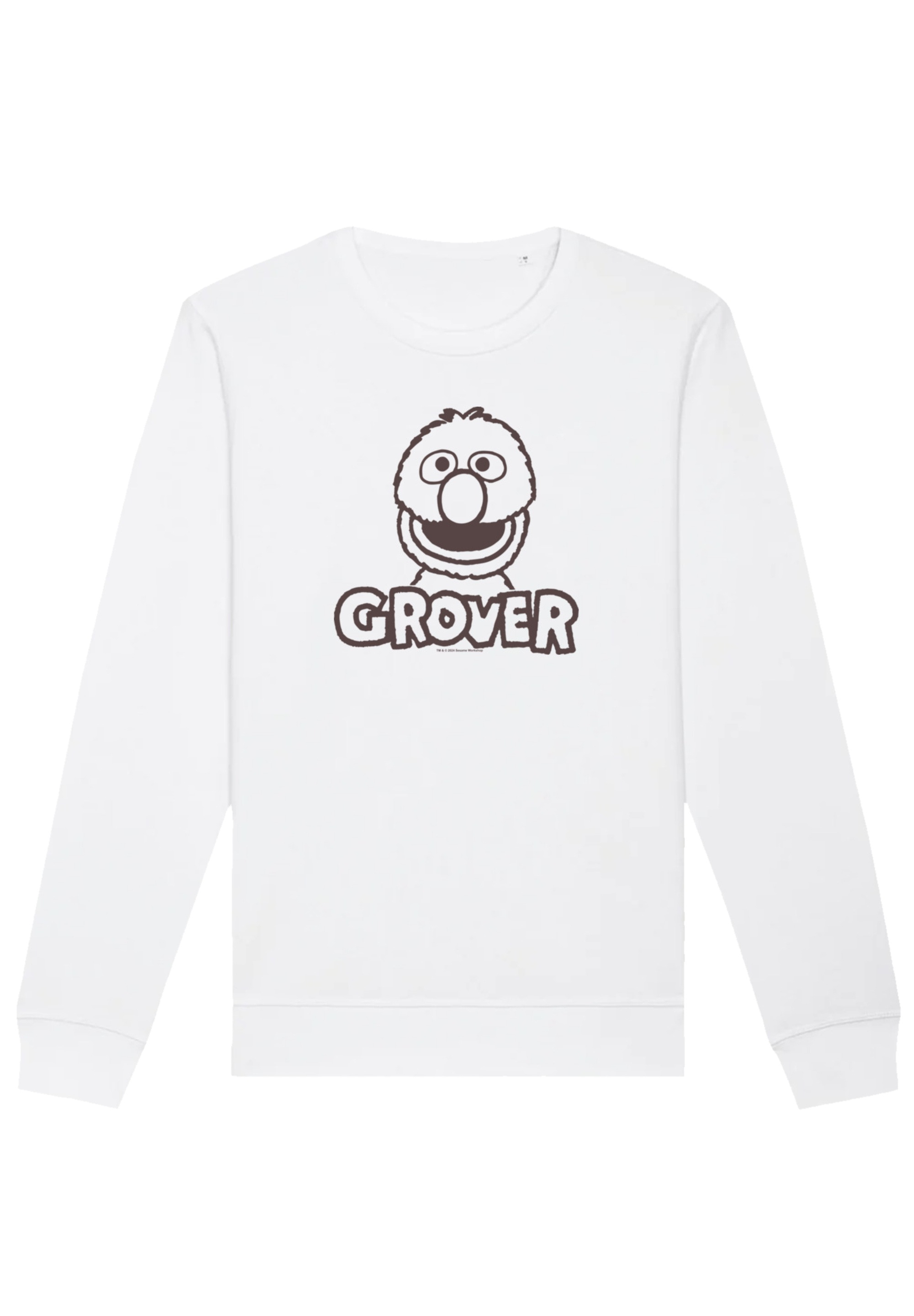 F4NT4STIC Sweatshirt »Sesamstraße Grover«, Premium Qualität