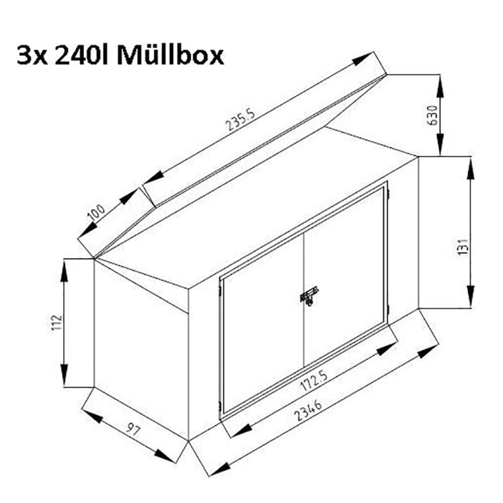 WESTMANN Mülltonnenbox