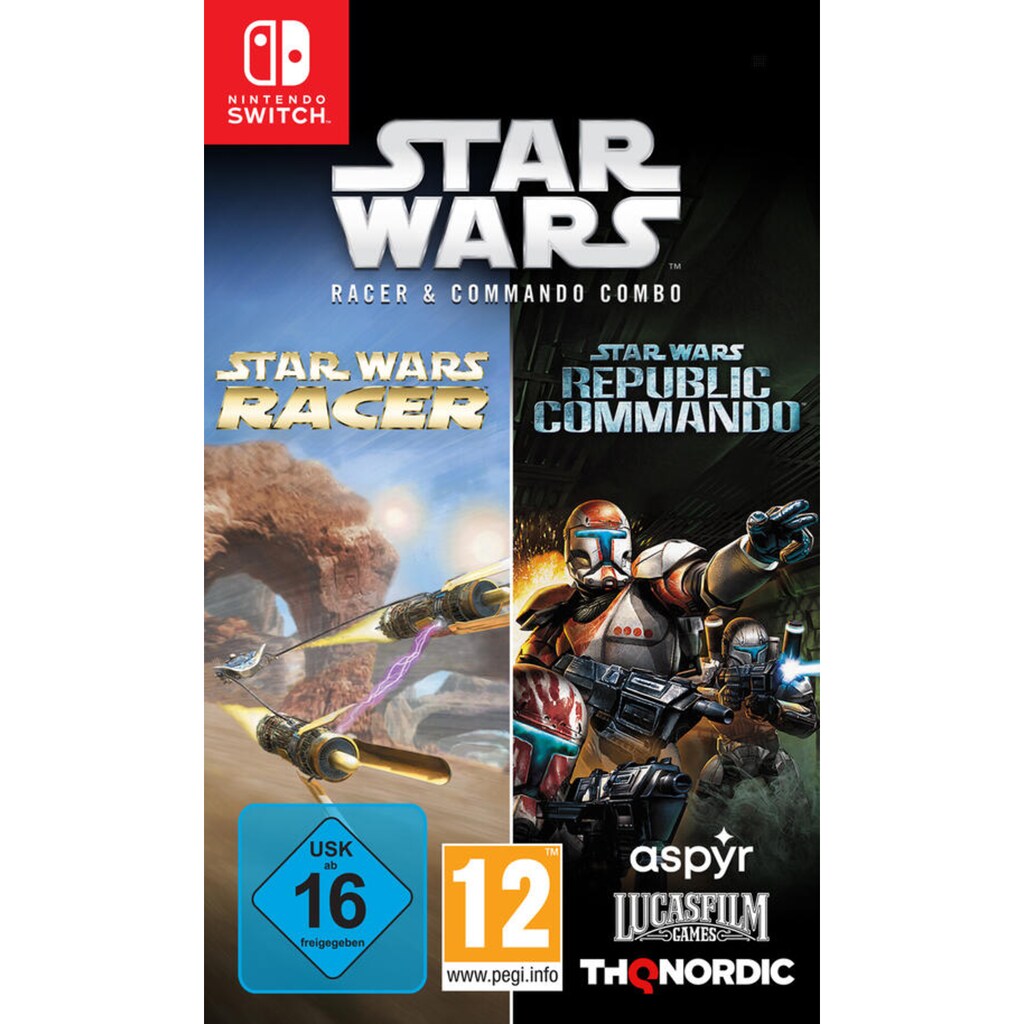 THQ Nordic Spielesoftware »Star Wars Racer and Commando Combo«, Nintendo Switch