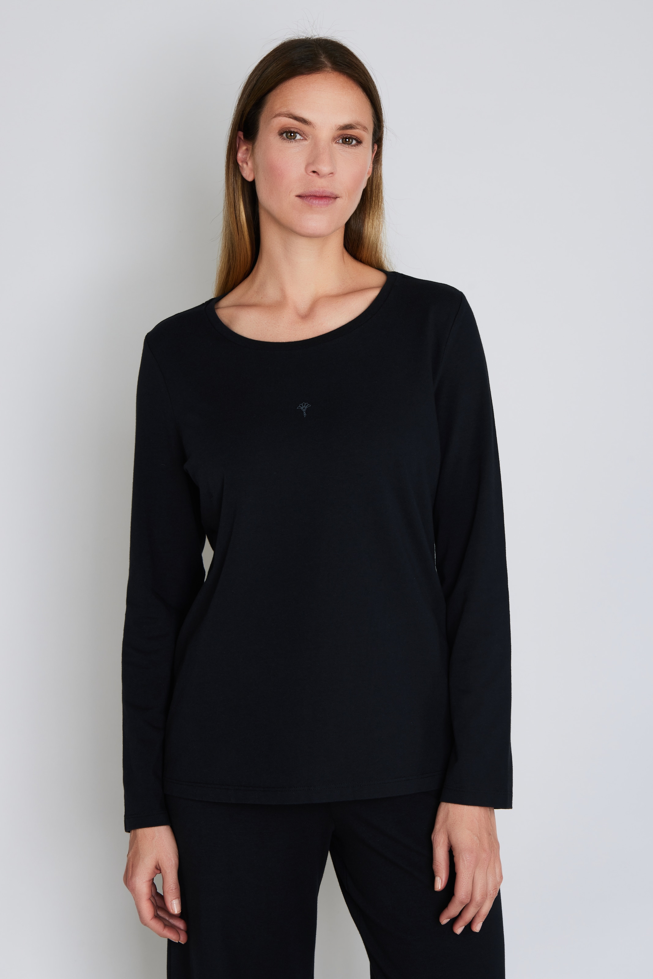 JOOP Pyjamaoberteil "Cosy" mit Rundhalsausschnitt günstig online kaufen