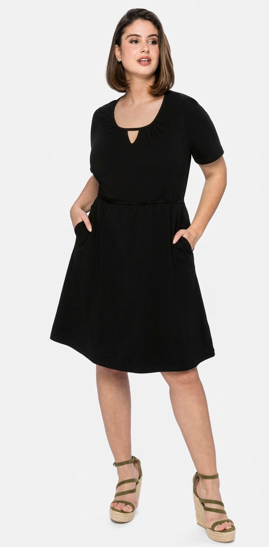 Sheego Jerseykleid "Jerseykleid" günstig online kaufen