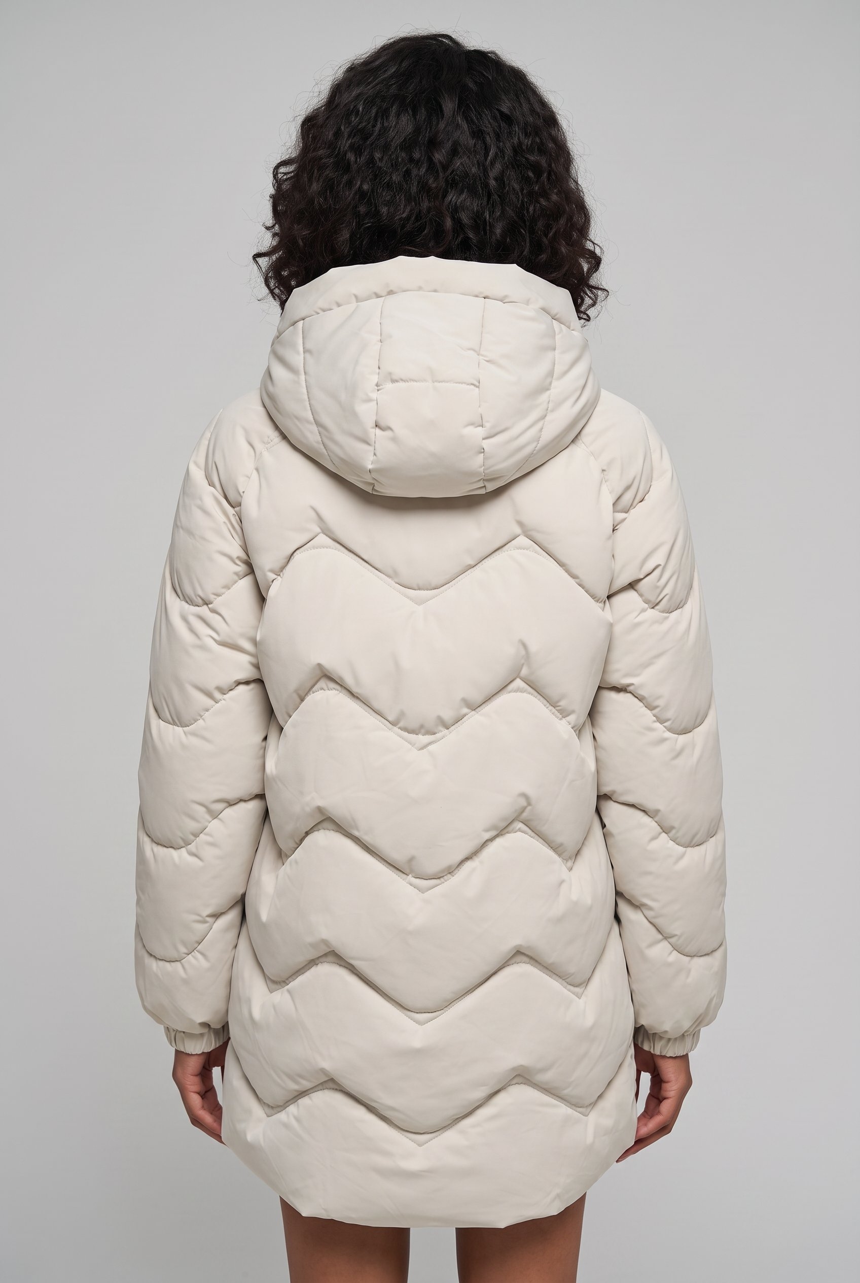 JDY Steppjacke »JDYPOWER LONG HOOD PUFFER OTW HAB« mit Kapuze Kunstfaser
