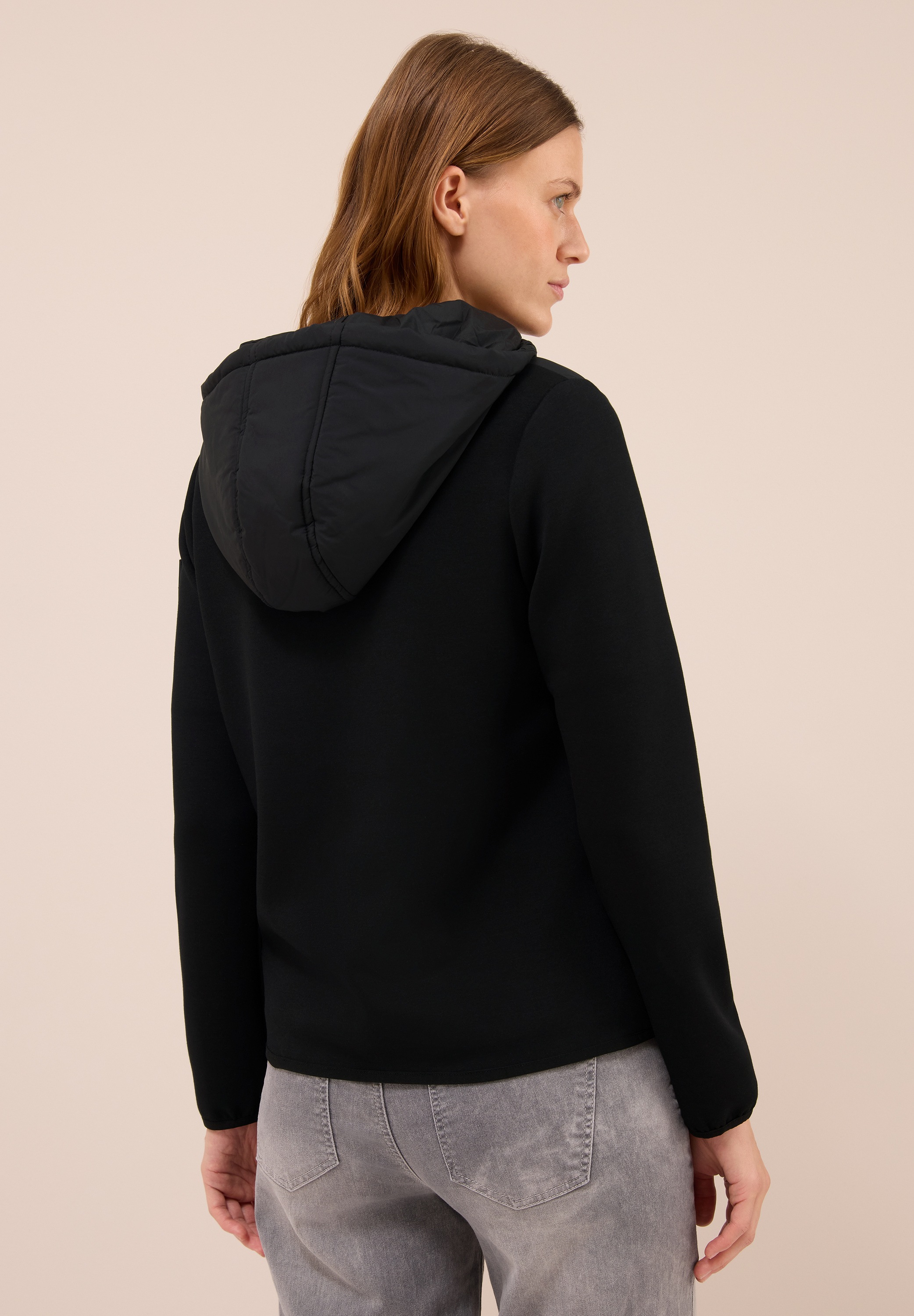 Cecil Steppjacke mit Kapuze aus softem Materialmix günstig online kaufen