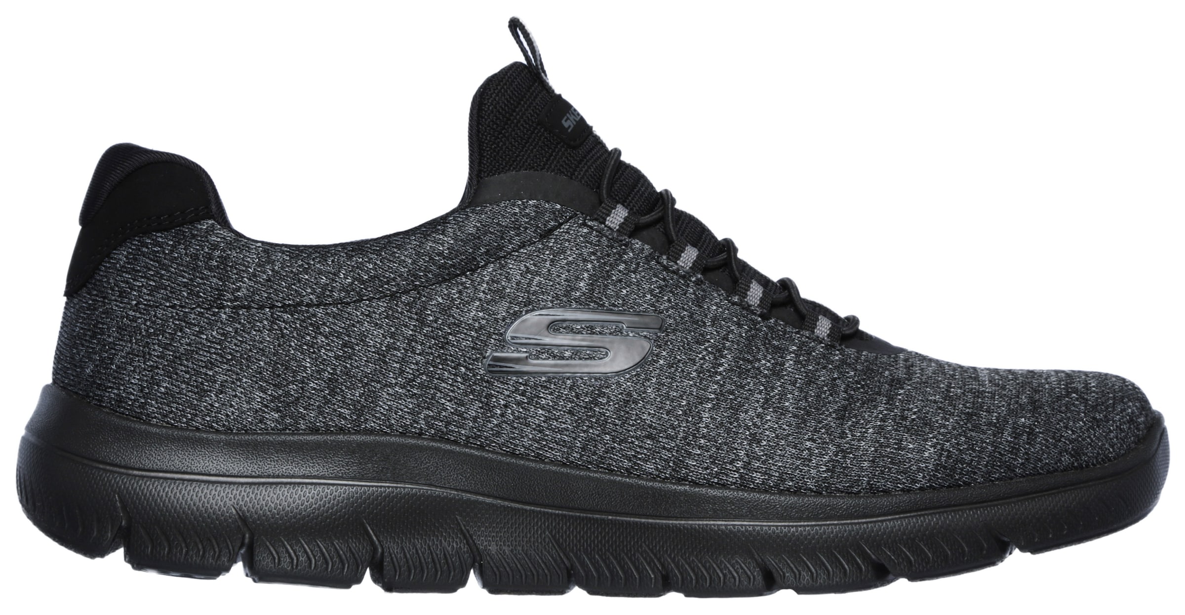 Skechers Slip-On Sneaker »SUMMITS«, Slipper, Freizeitschuh in komfortabler Schuhweite