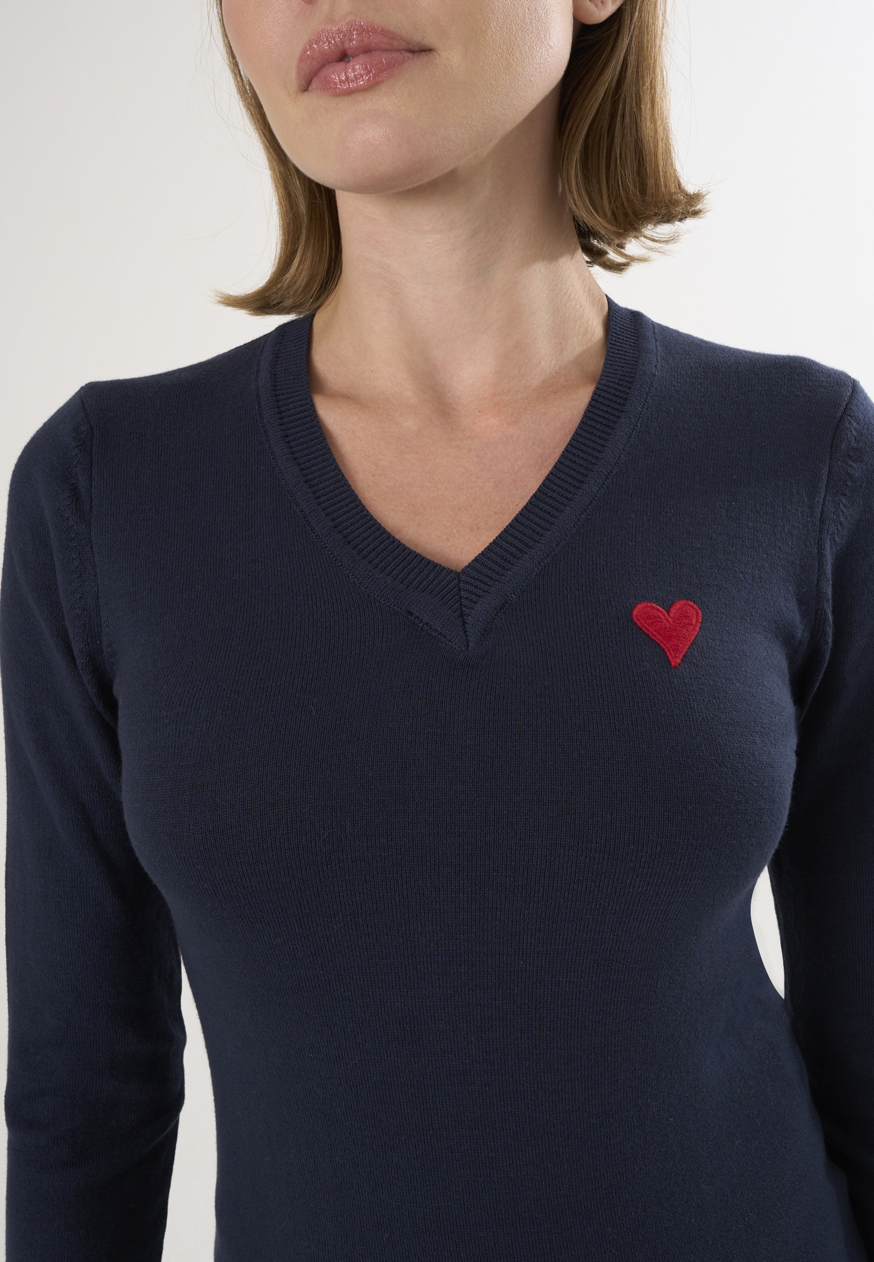 Thumbnail - Felix Hardy V-Ausschnitt-Pullover "V-Ausschnitt-Strickpullover"