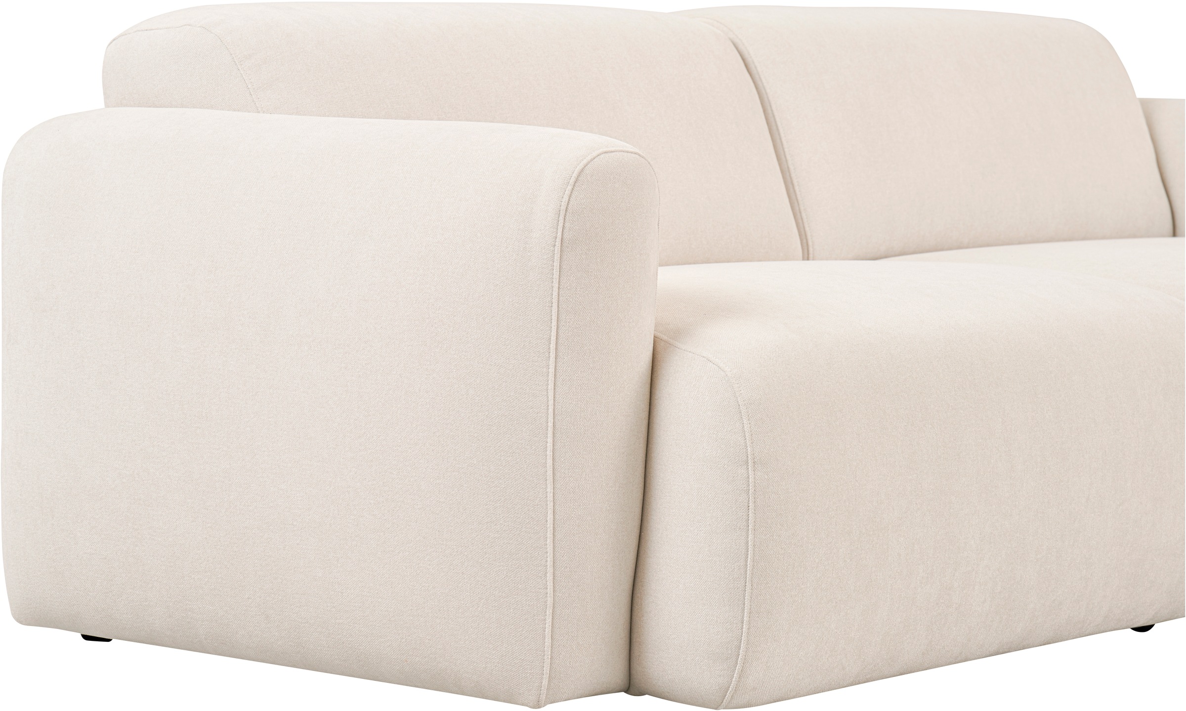 andas 3-Sitzer »Myrland«, Breite 230 cm, Chenille, Easy Clean Stoff, mit Kaltschaum