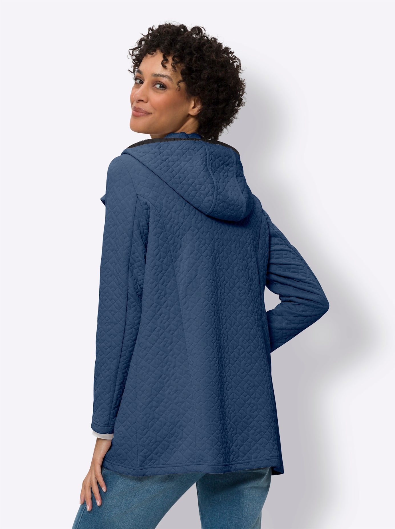 Classic Basics Langjacke, mit Kapuze
