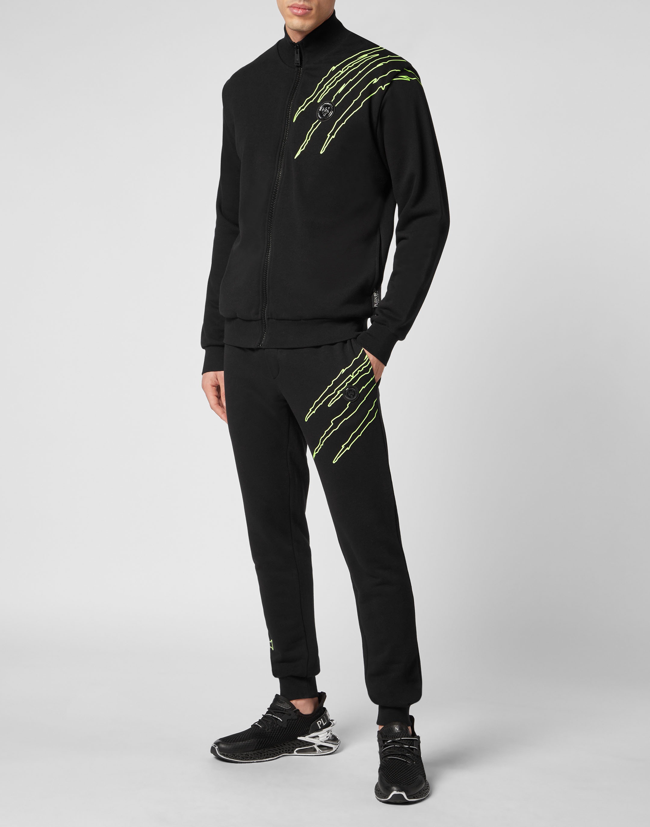 Thumbnail - PLEIN SPORT Yoga-Sweatjacke "Scratch"