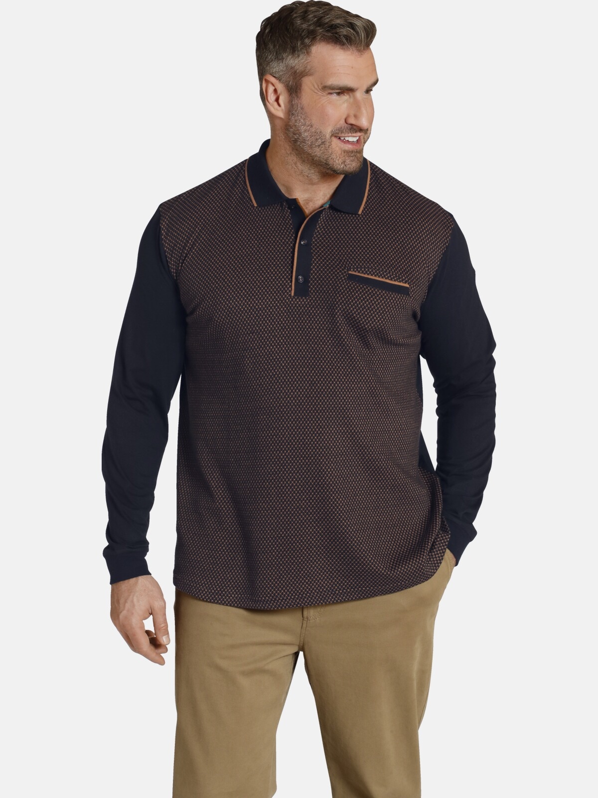 Langarm-Poloshirt »Langarm-Poloshirt EARL BEDWYR«