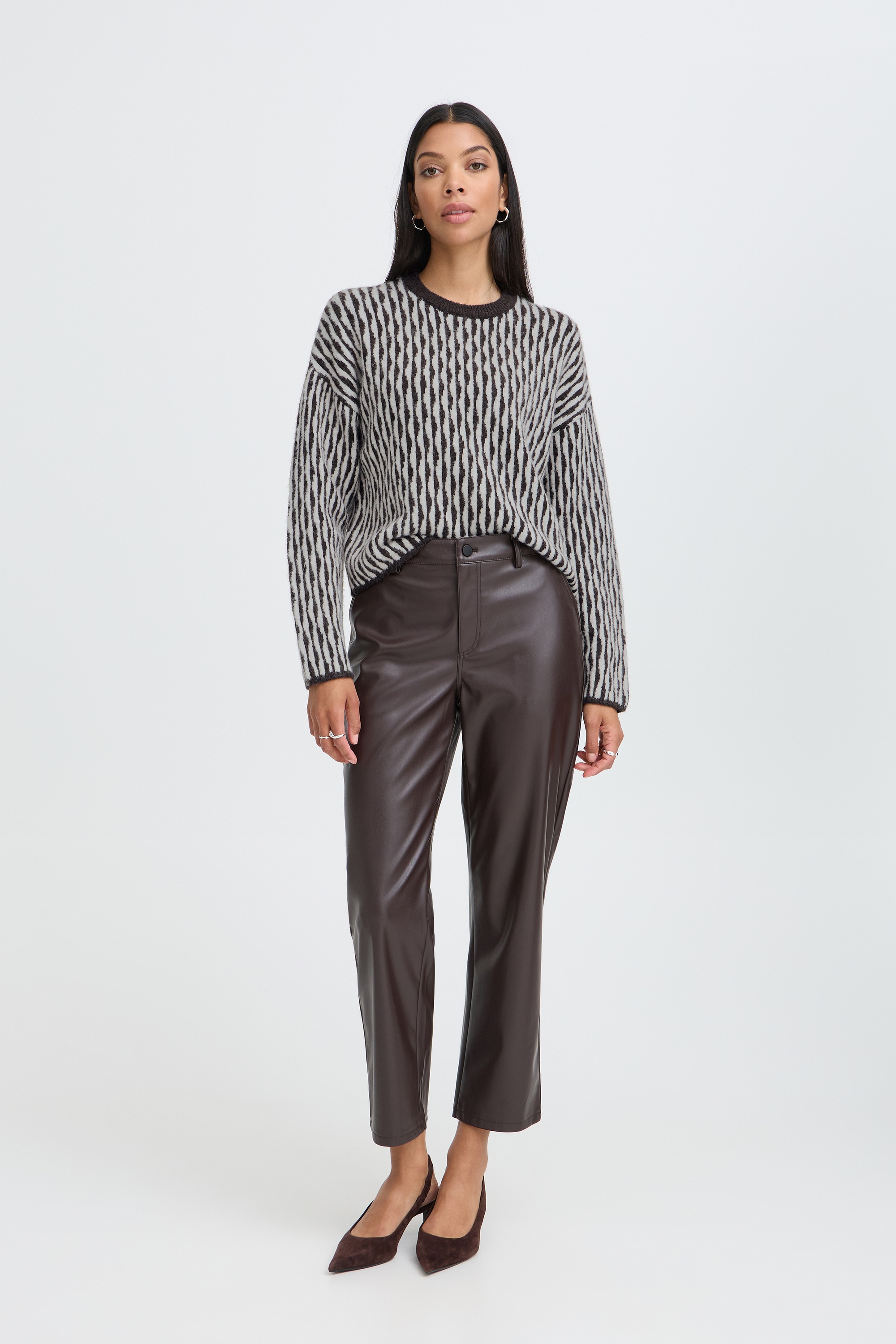 b.young Strickpullover »Damen Langarm BYOJULA«