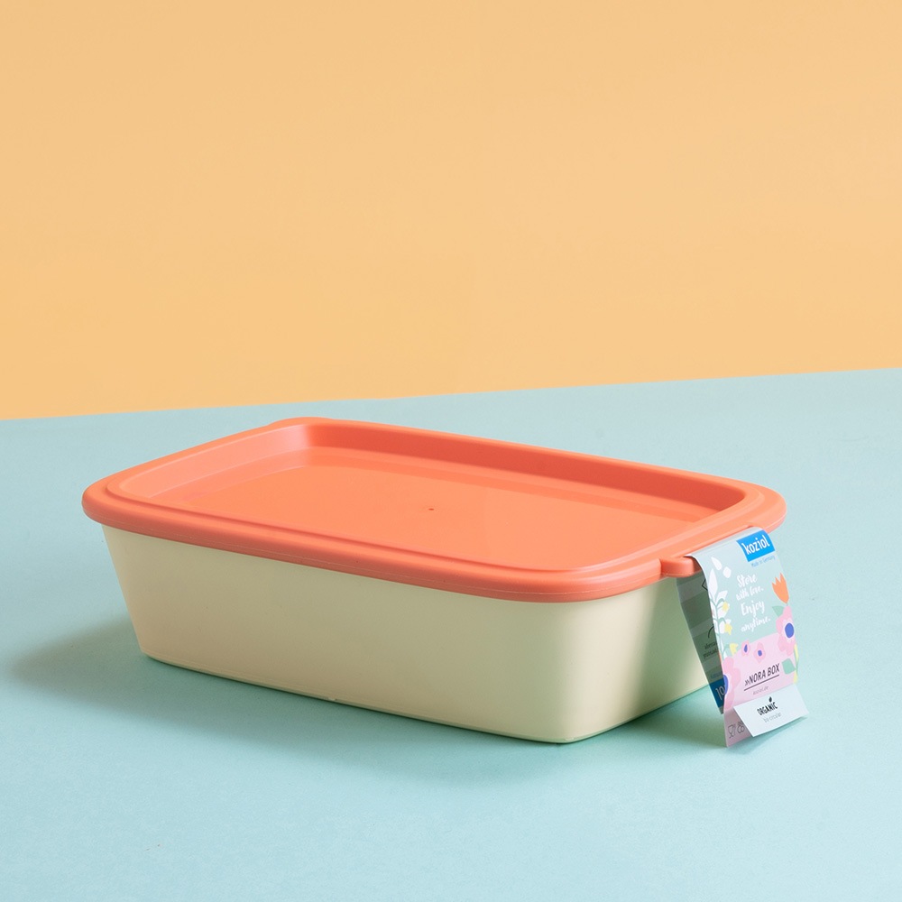 KOZIOL Aufbewahrungsschüssel »NORA BOX 1,4l Schale 1,4l mit Deckel« 1 tlg.