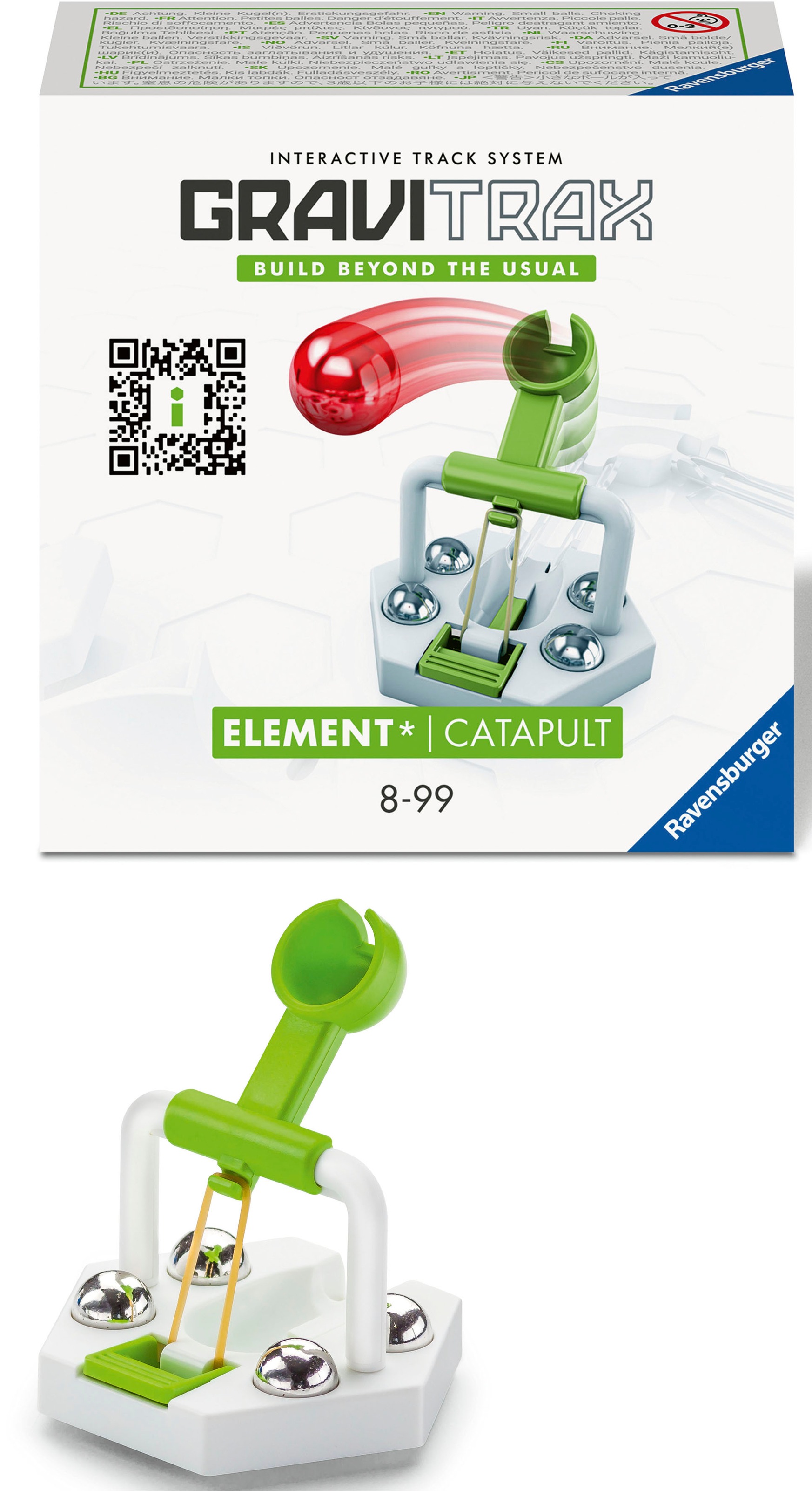 Ravensburger Kugelbahn-Bausatz »GraviTrax Element Catapult«, Made in Europe