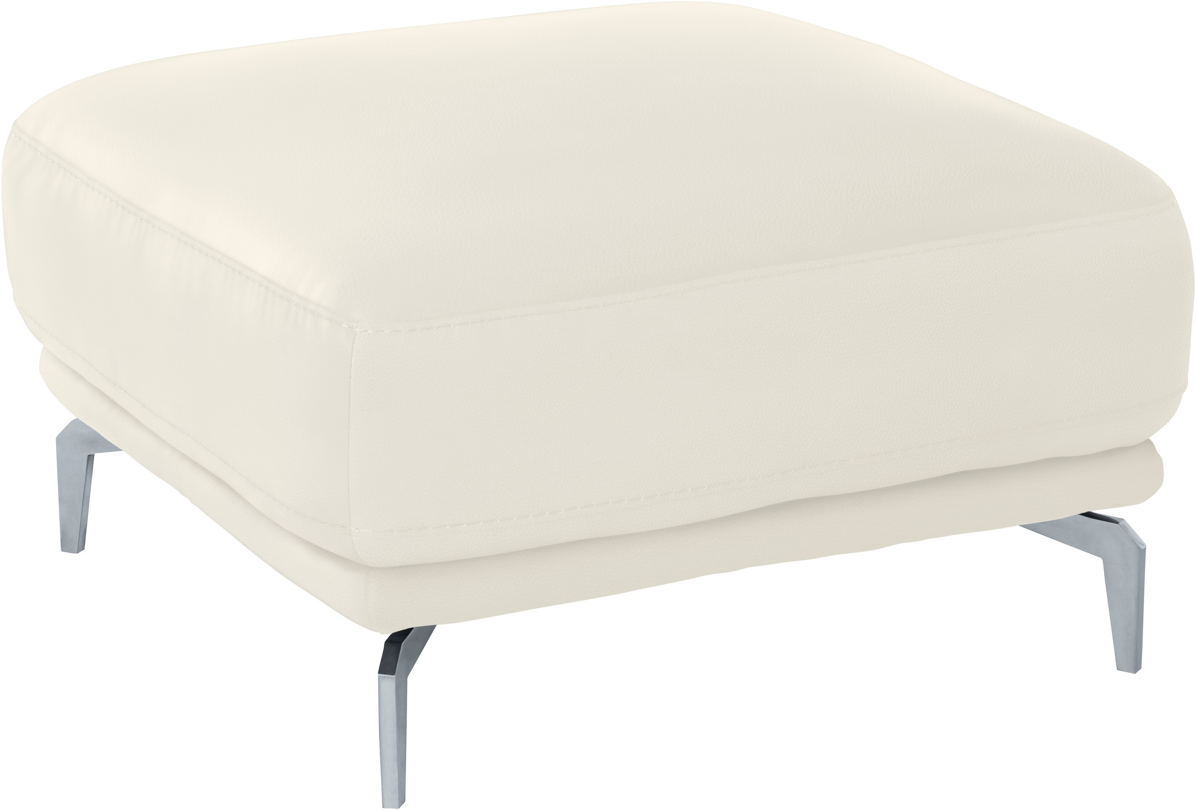 W.SCHILLIG Hocker "montanaa", mit Metallfüßen in Silber matt, Breite 71 cm günstig online kaufen