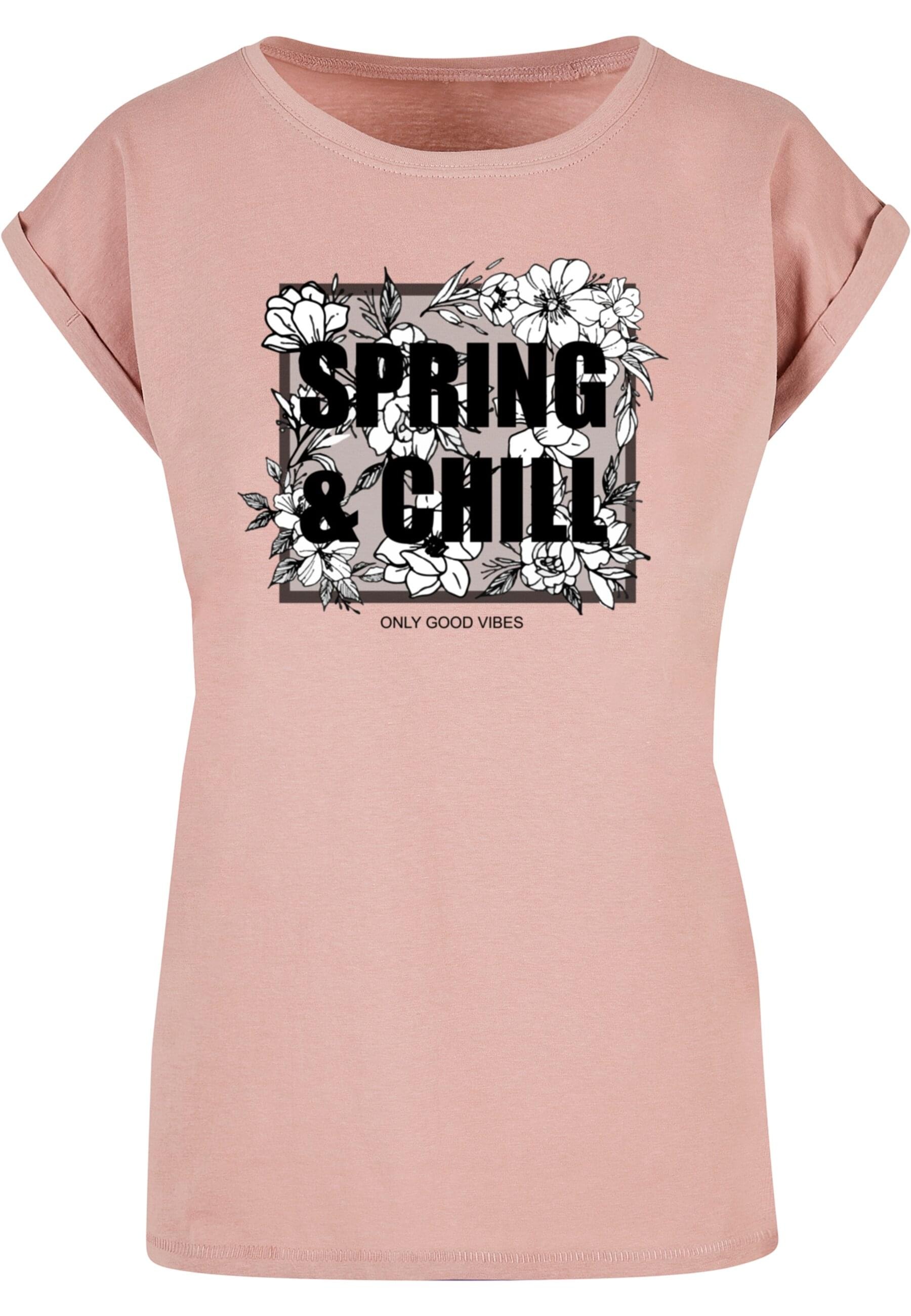 Merchcode T-Shirt "Merchcode Damen Ladies Spring And Chill Extended Shoulde günstig online kaufen