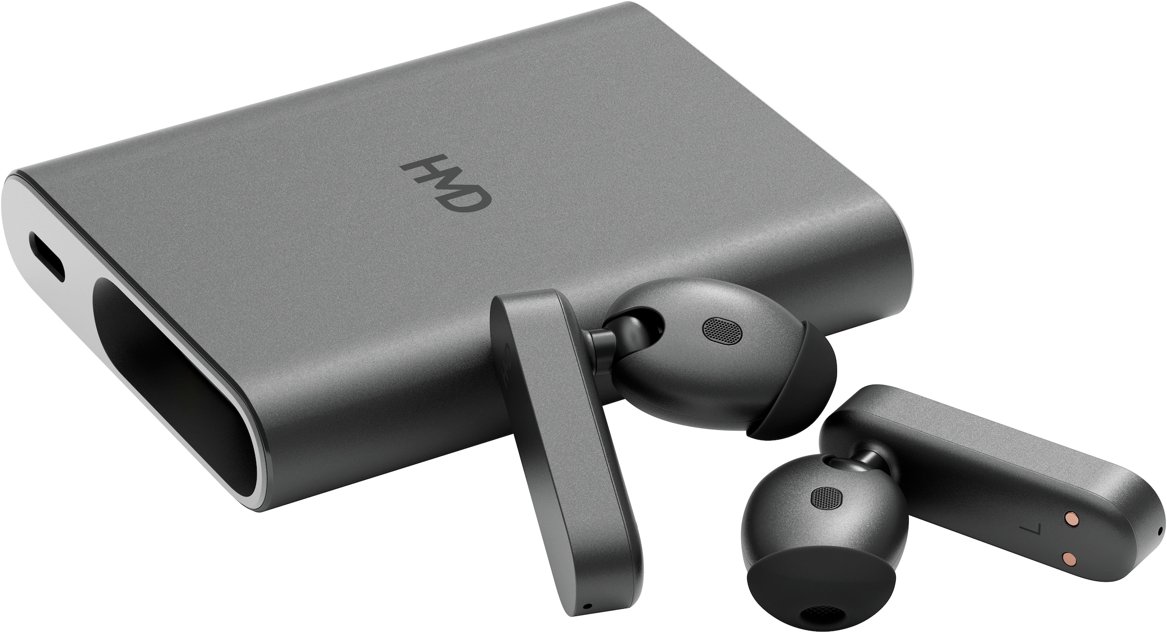 HMD wireless In-Ear-Kopfhörer »Amped Buds«, Bluetooth, Active Noise Cancelling (ANC)-Rauschunterdrückung-True Wireless