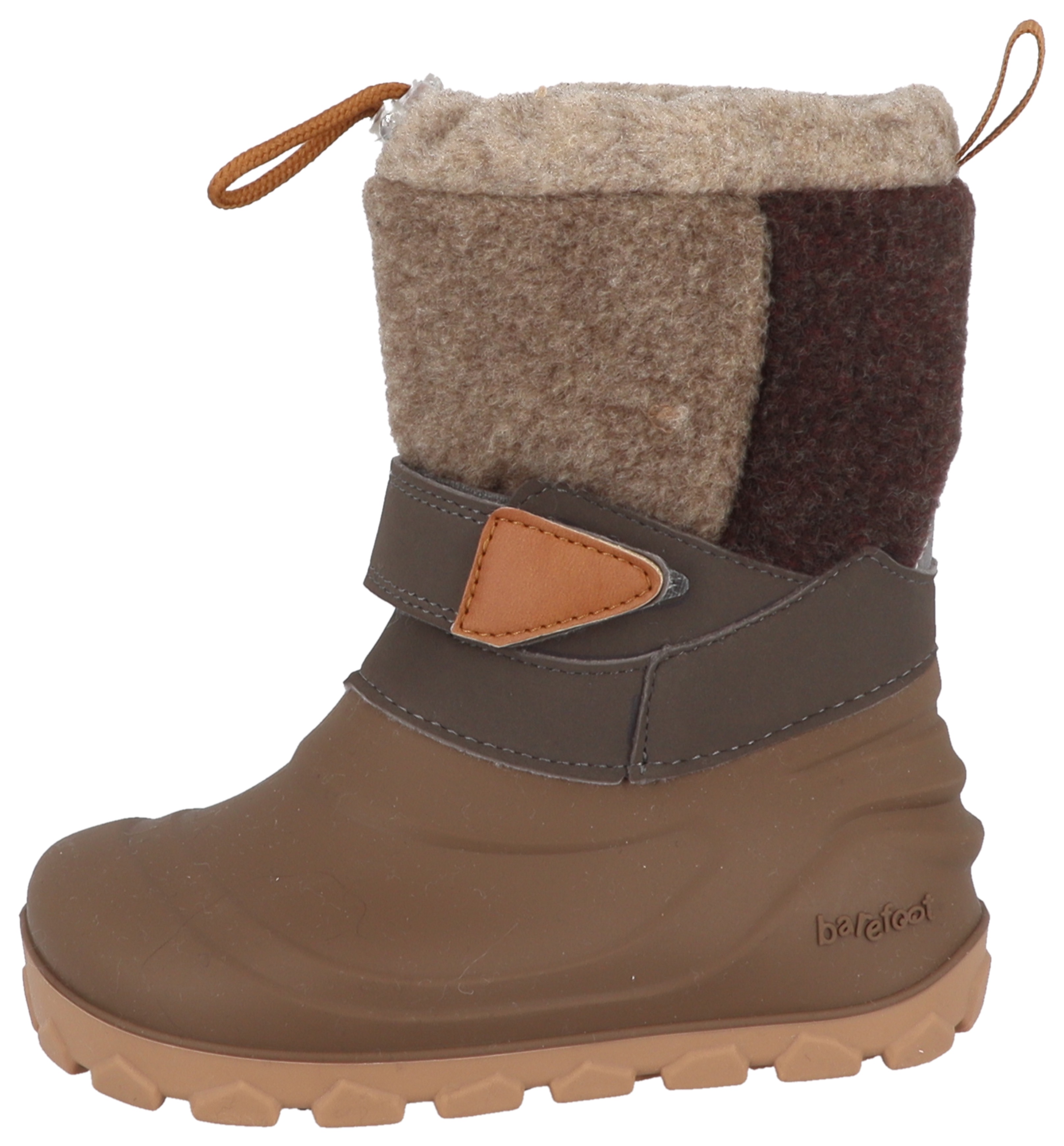Lurchi "Jan 1 Barefoot" Winterboots, mit Kontrastbesatz, Größenschablone zum Download