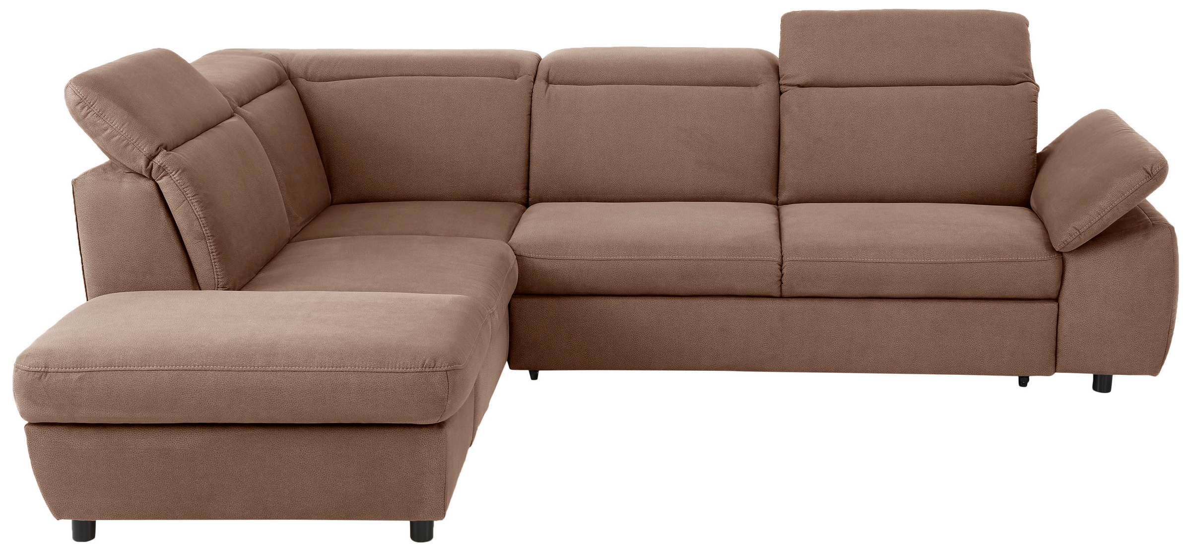 Home affaire Ecksofa "Mauritius L-Form" mit Ottomane, mit Kopfteil- und Arm günstig online kaufen