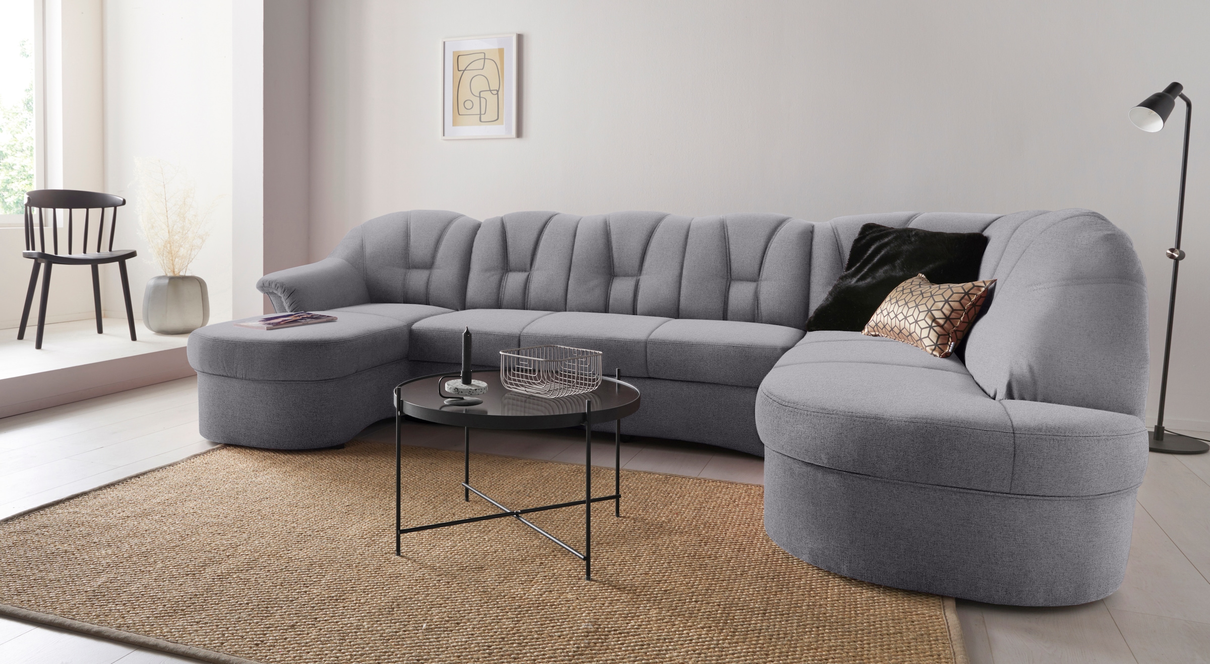 DOMO collection Sofa »Papenburg U-Form« in großer Farb...