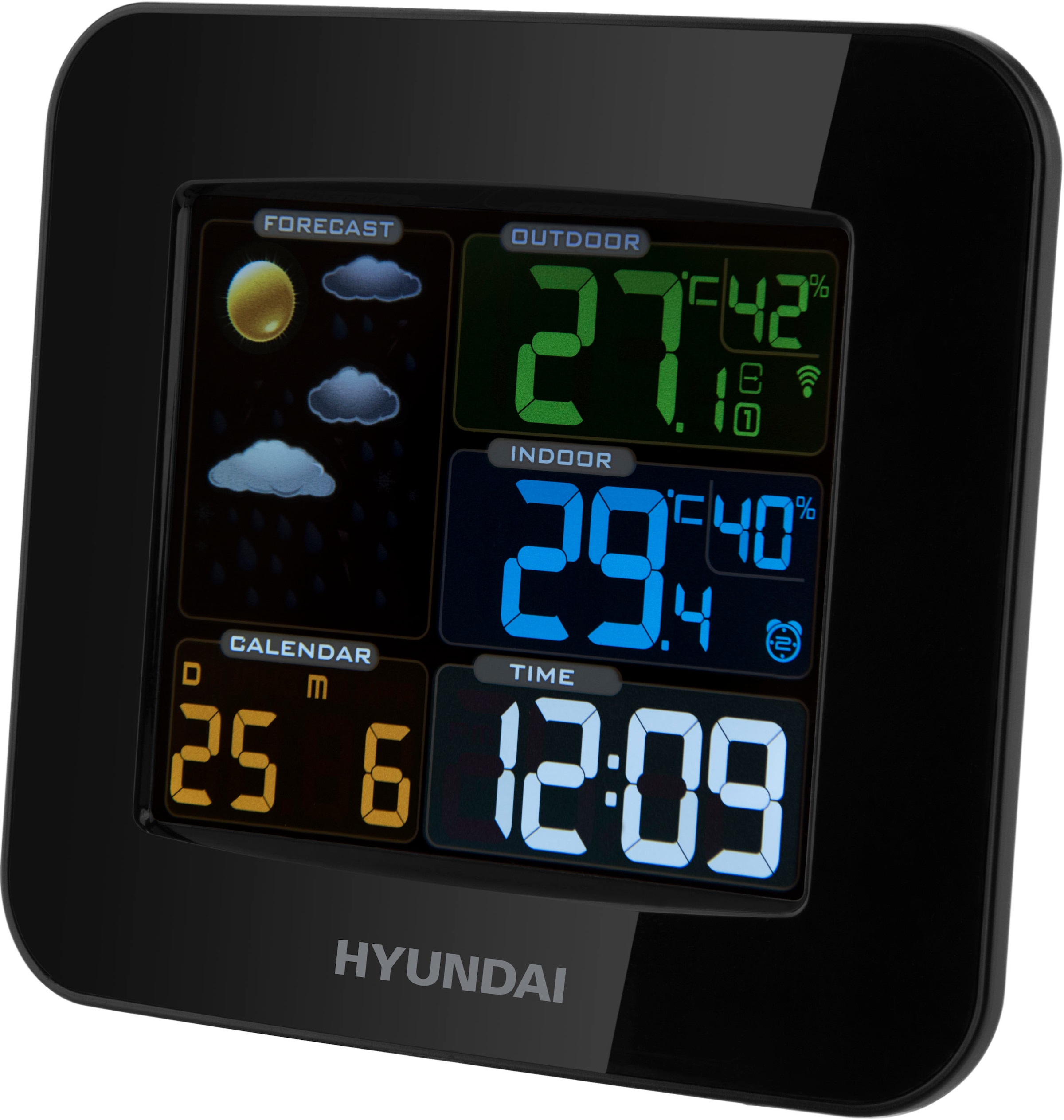 Wetterstation »Hyundai WS8446«, (mit Außensensor)