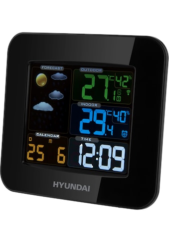 Wetterstation »Hyundai WS8446«, (mit Außensensor)