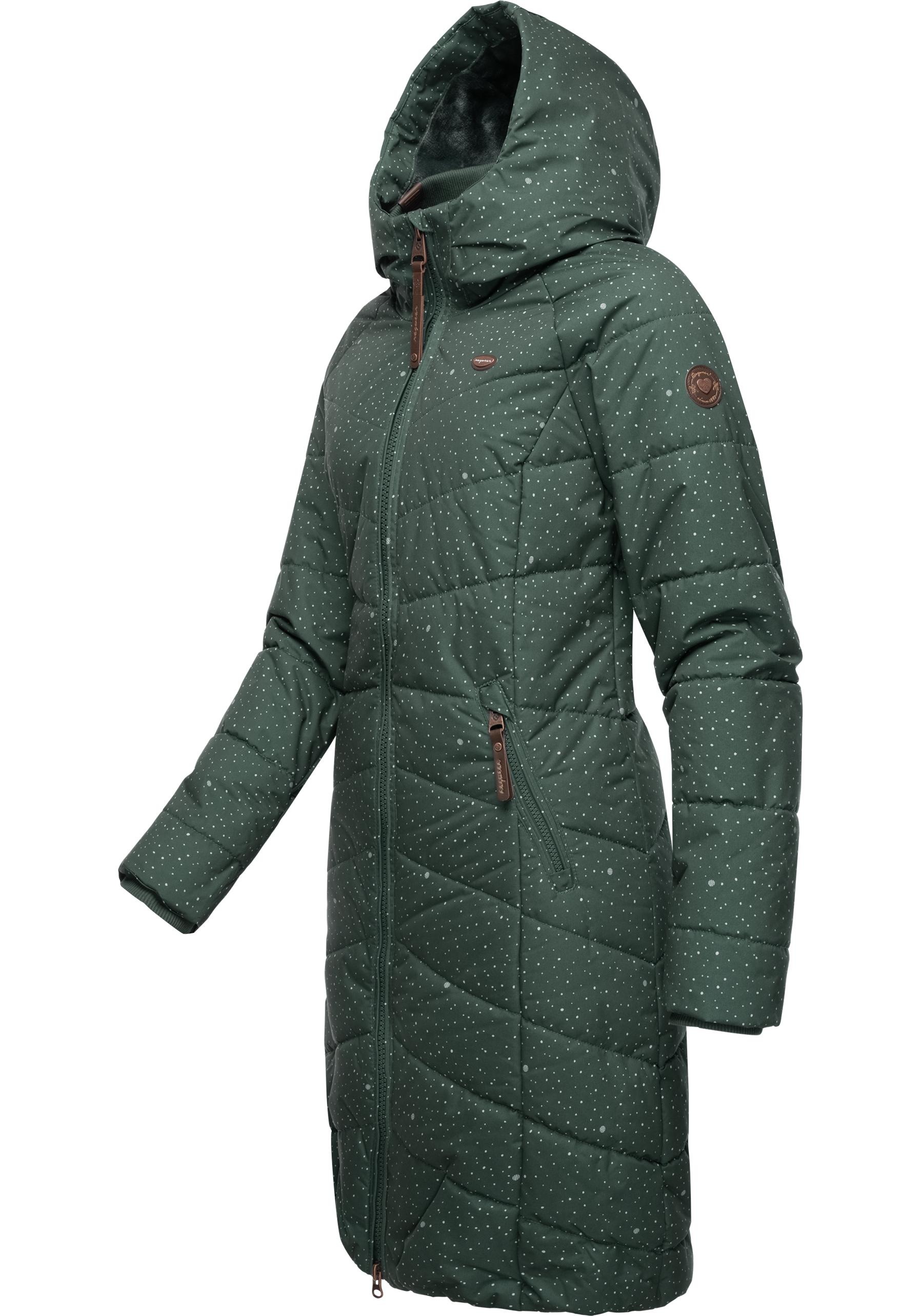 Ragwear Steppmantel "Dizzie Coat Print", stylischer, gesteppter Winterparka günstig online kaufen