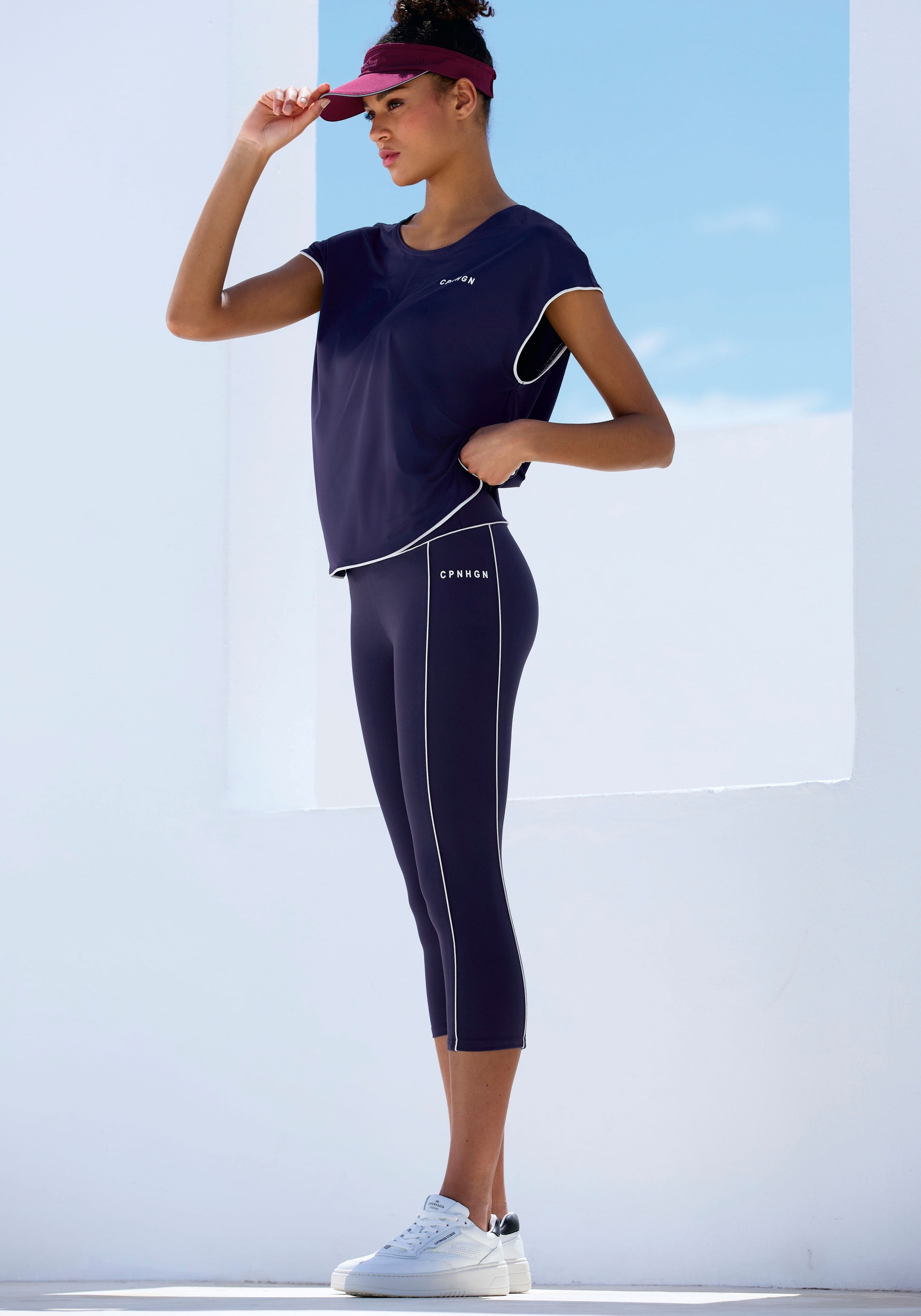 Copenhagen Studios Caprileggings, mit Handytasche am Bein