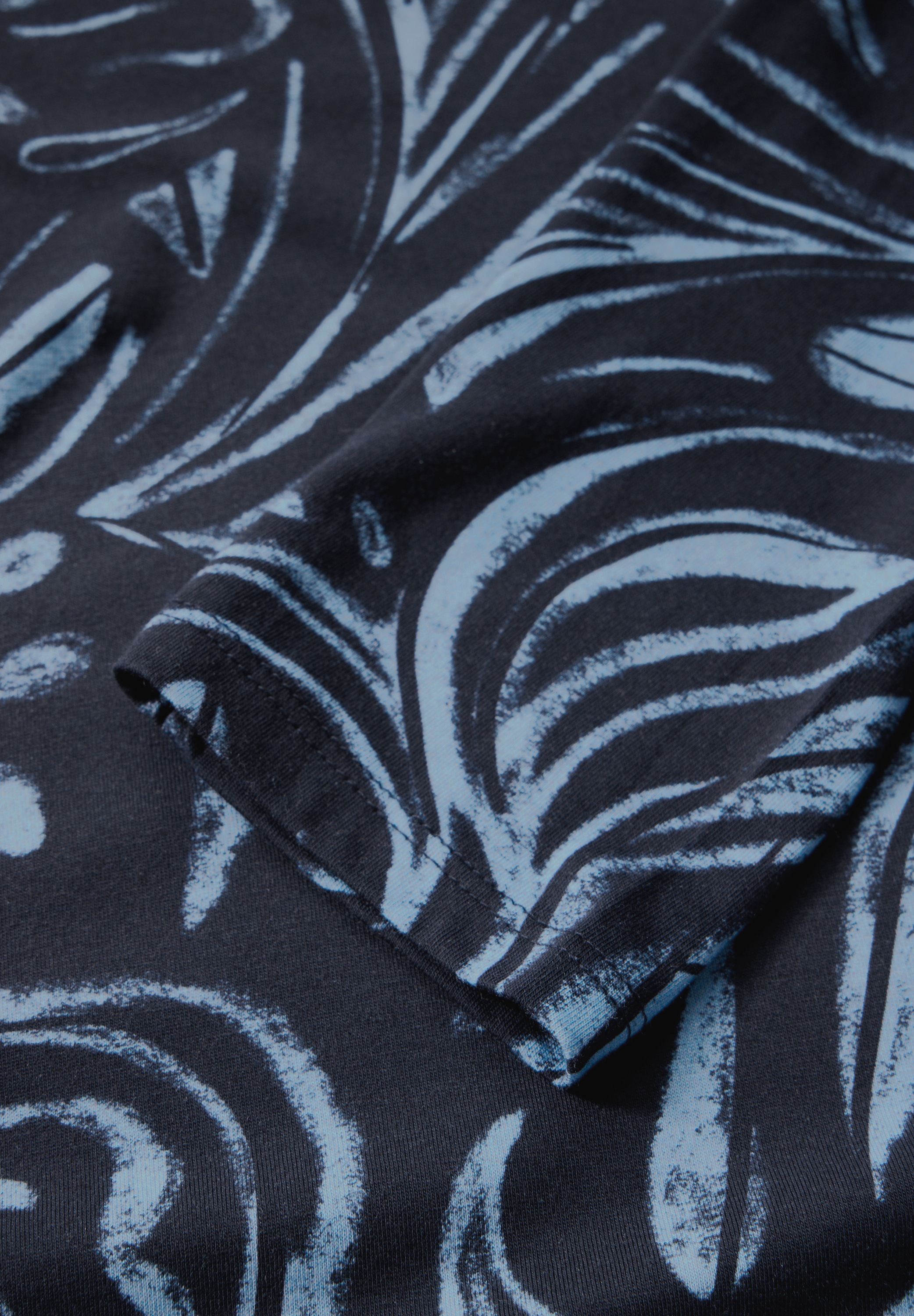 Cecil Langarmshirt, mit Materialmix