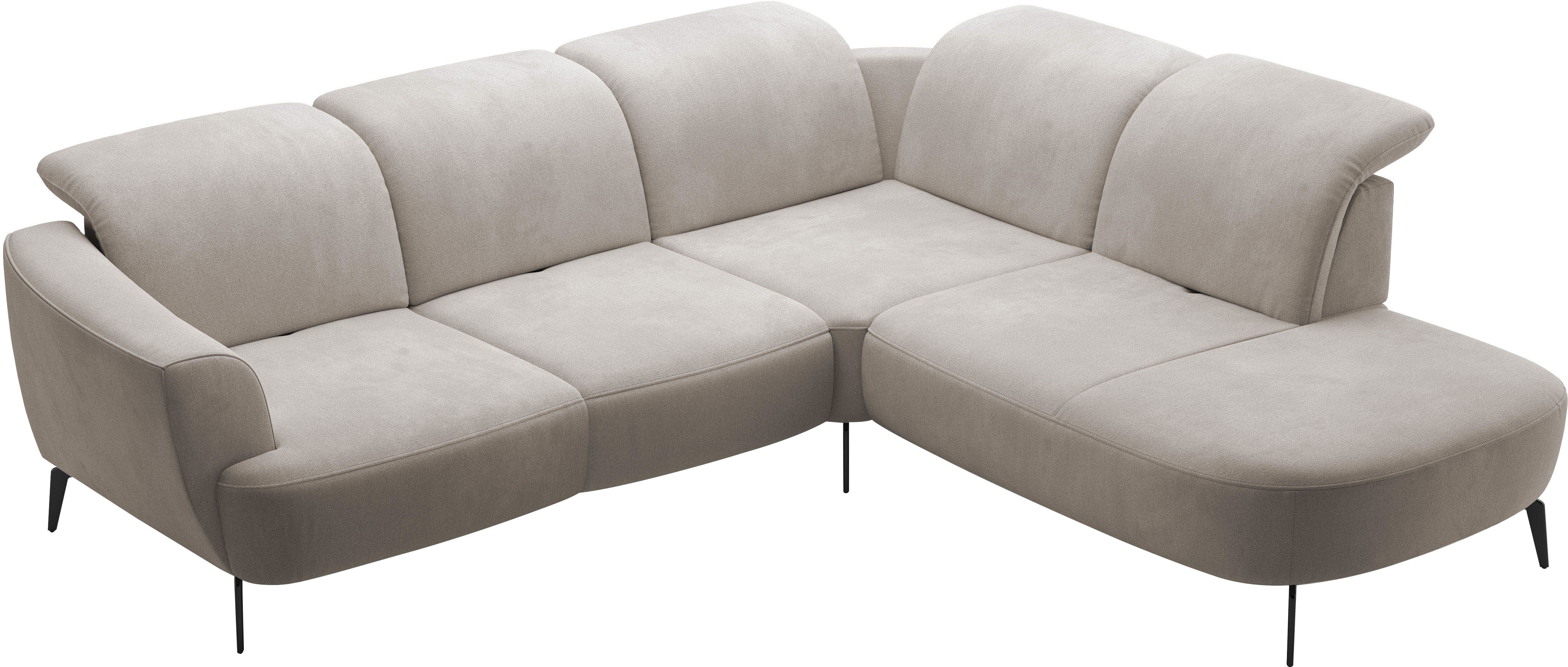 Thumbnail - sit&more Ecksofa "Zoe" ink.Sitztiefenverstellung, wahlweise mit Kopfteilverstellung