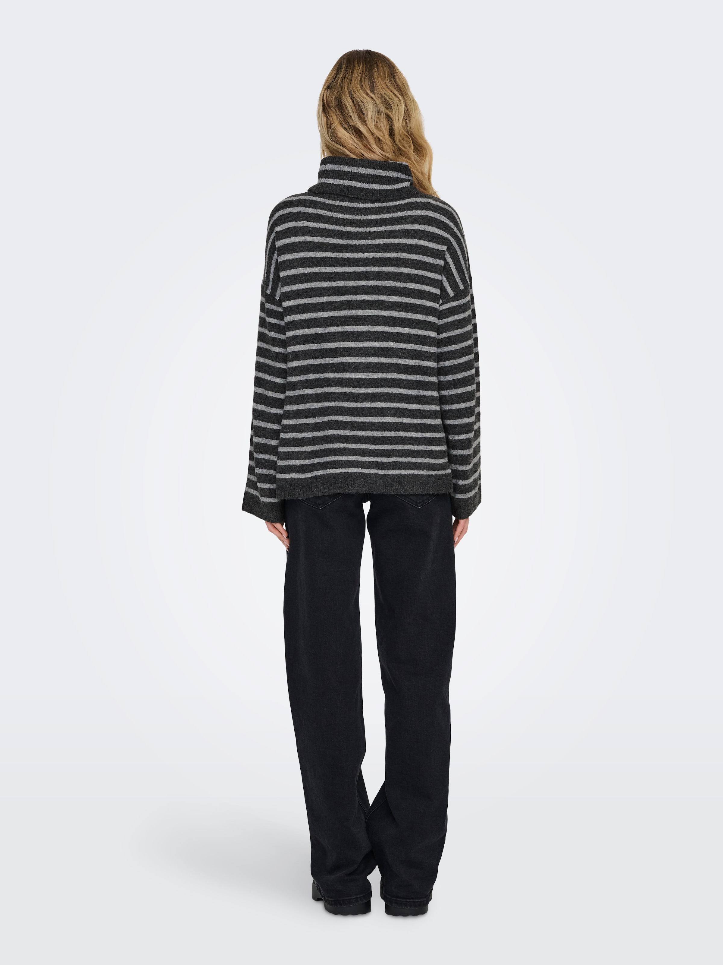 ONLY Rollkragenpullover »ONLTALIO LS STRIPE ROLLNECK BF KNT«