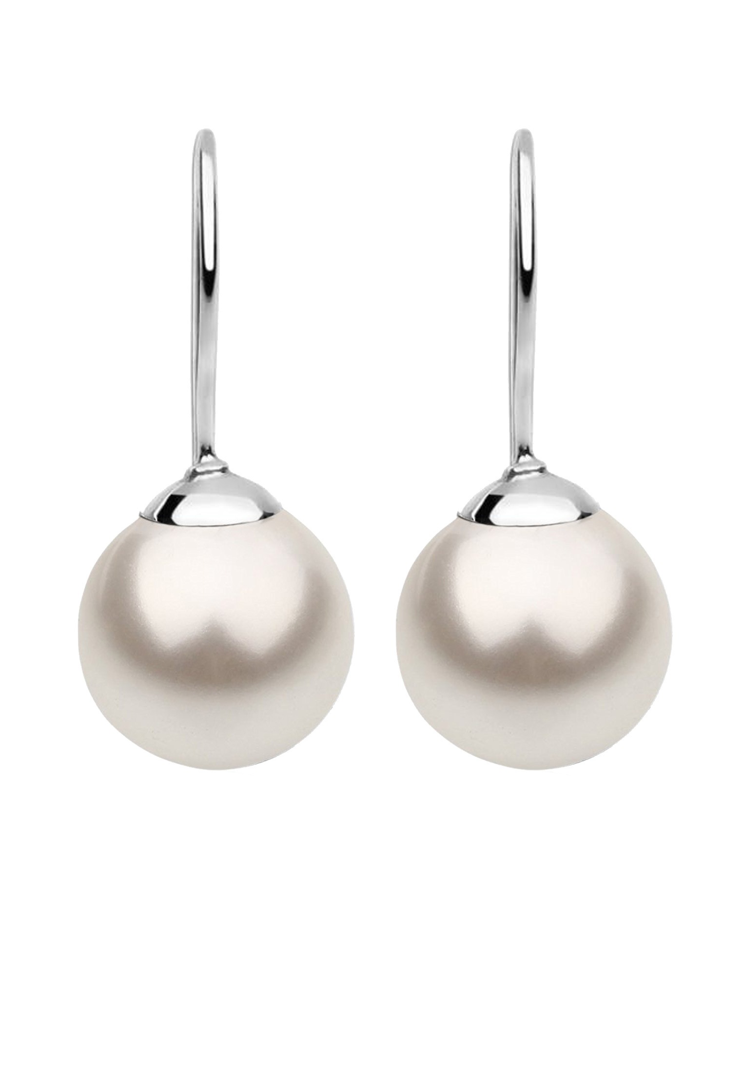 Nenalina Paar Ohrhänger »Hänger Basic Synthetische Perle 925 Silber«