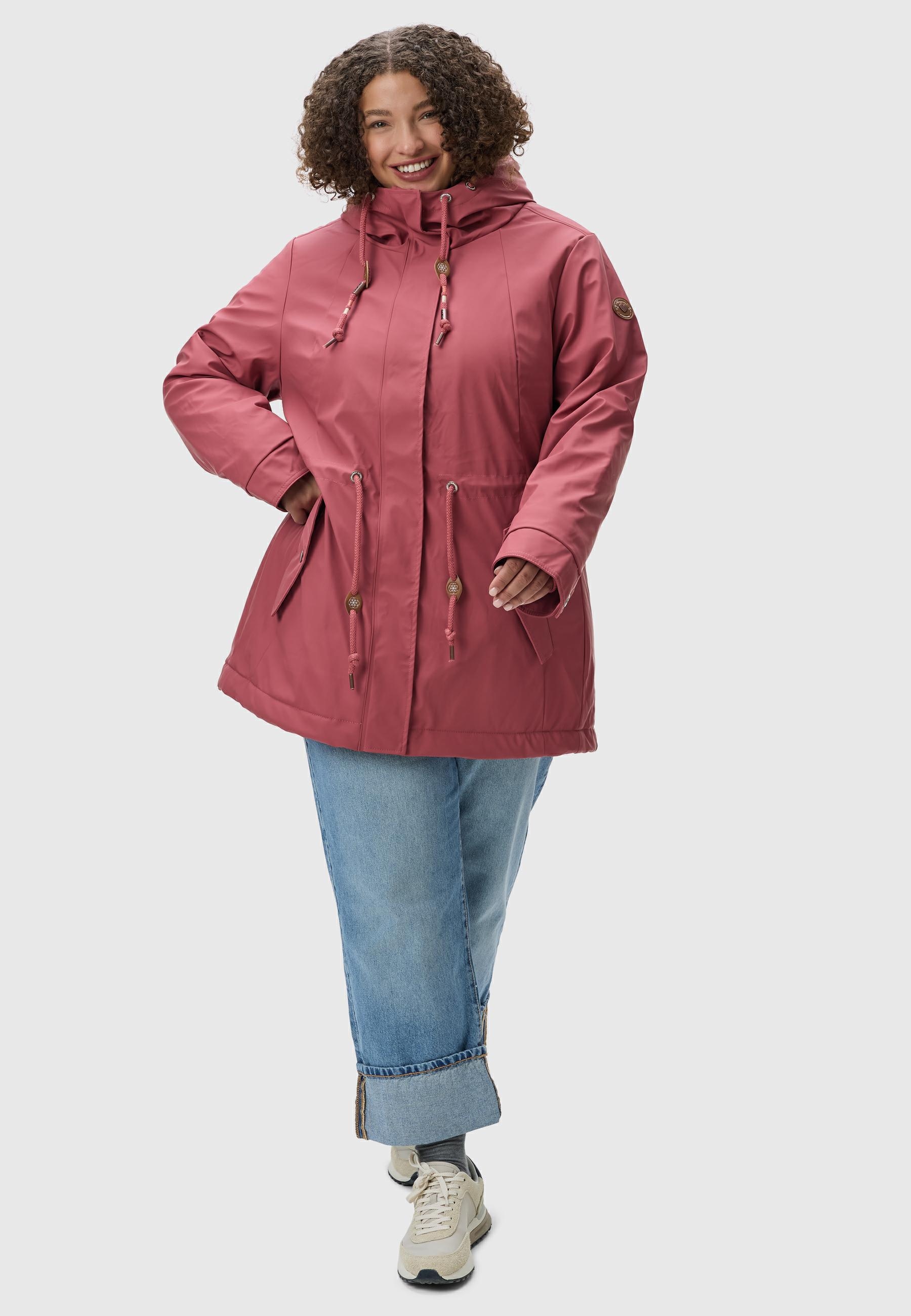 Ragwear Wintermantel "Monadis Rainy II Intl.", sportlicher, wasserdichter Parka für den Winter