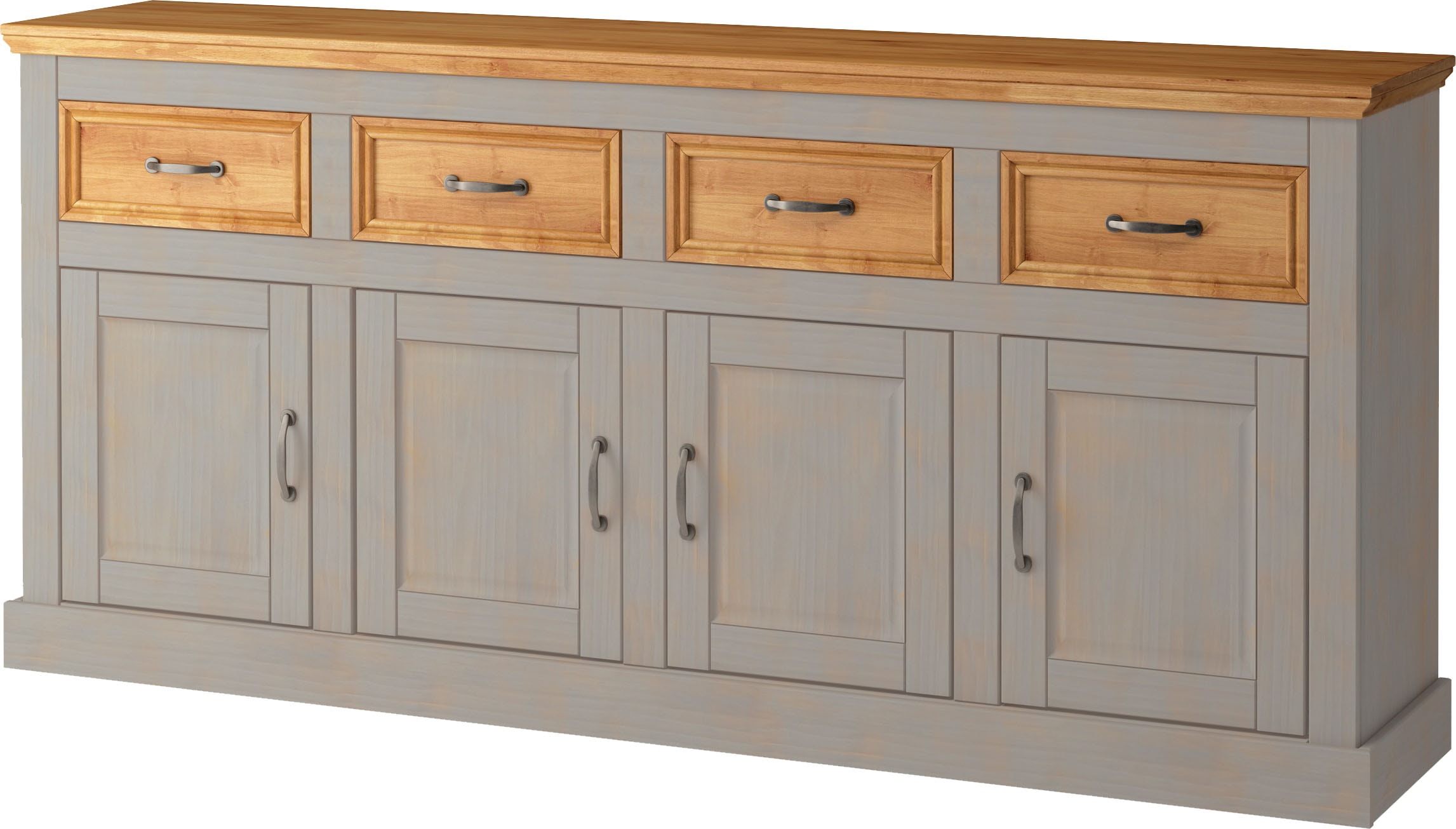 Home affaire Sideboard "Selma", Kommode mit 4 Türen und 4 Schubkästen. Brei günstig online kaufen