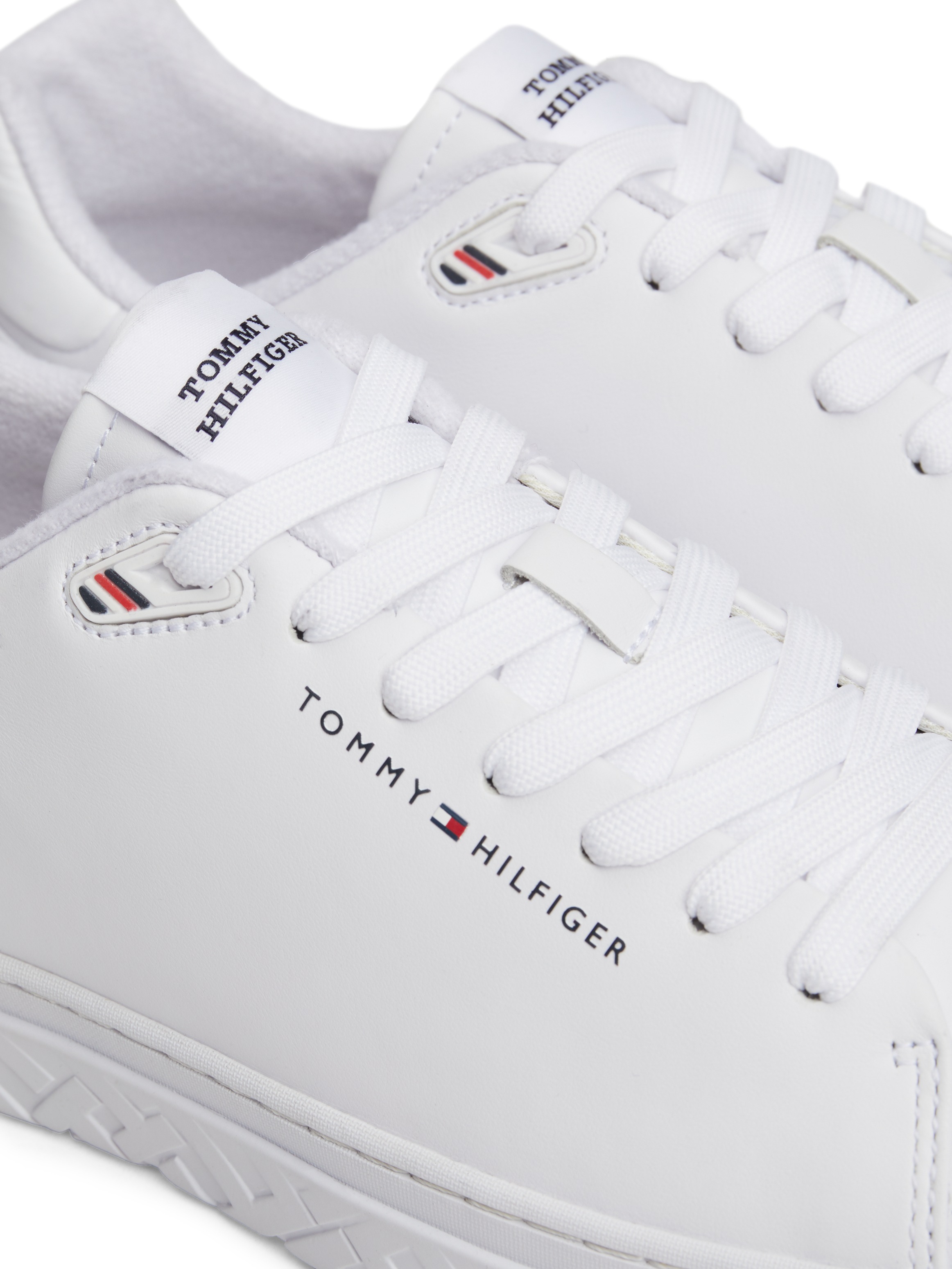 Tommy Hilfiger Sneaker "COURT THICK CUPSOLE LEATHER", Plateau, Freizeitschu günstig online kaufen