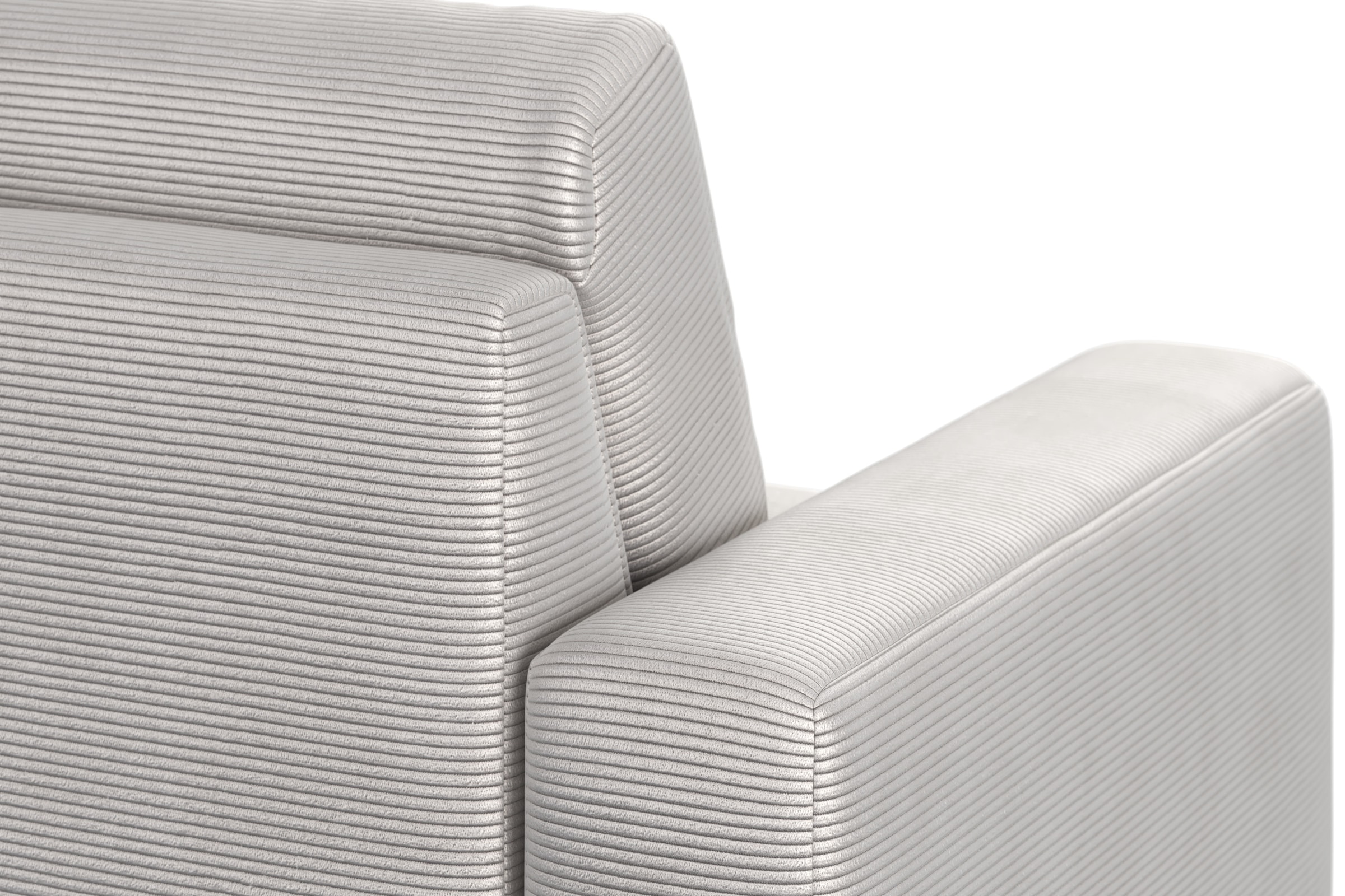Home affaire Kampinė sofa vasarinė L-Form« su Kojų kėdutė su arba be miegojimo funkcija ir Dėžutė patalynei Cord-Bezug