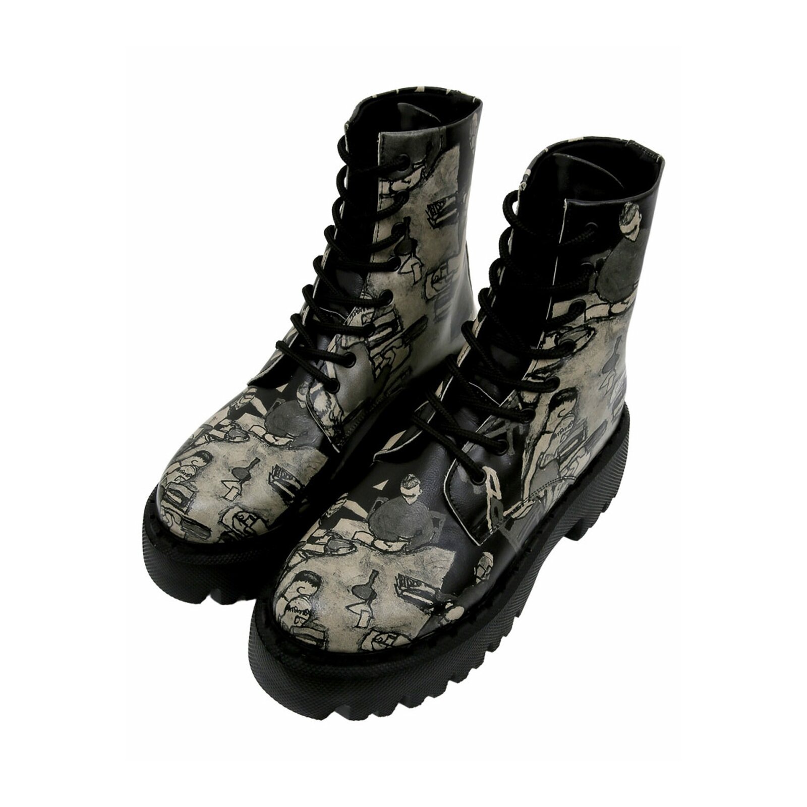 DOGO Chelseaboots "Navy Supper Blackwhite Damen Boots / Female", Vegan günstig online kaufen