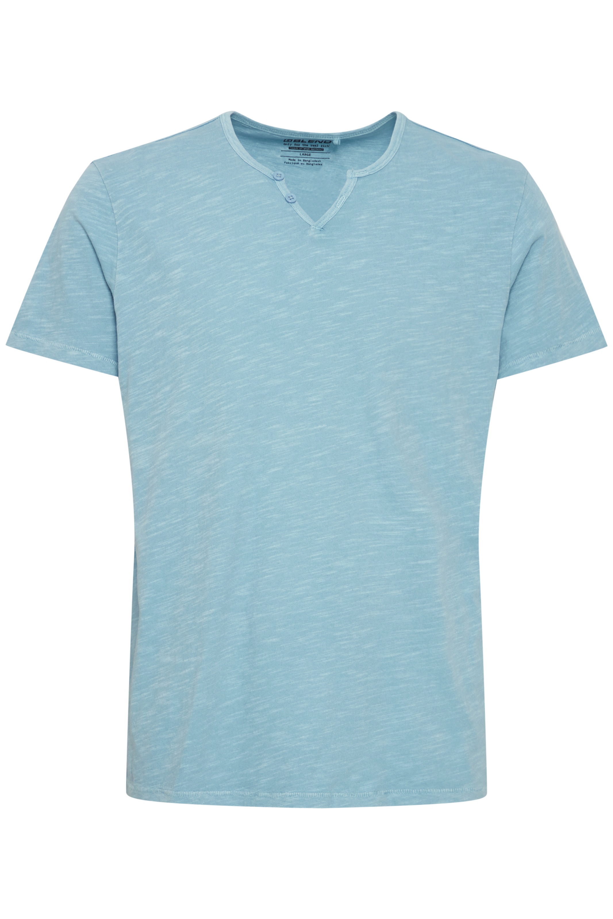 Blend T-Shirt "BHAshton split neck tee" mit Deko-Knopfdetail am Ausschnitt günstig online kaufen