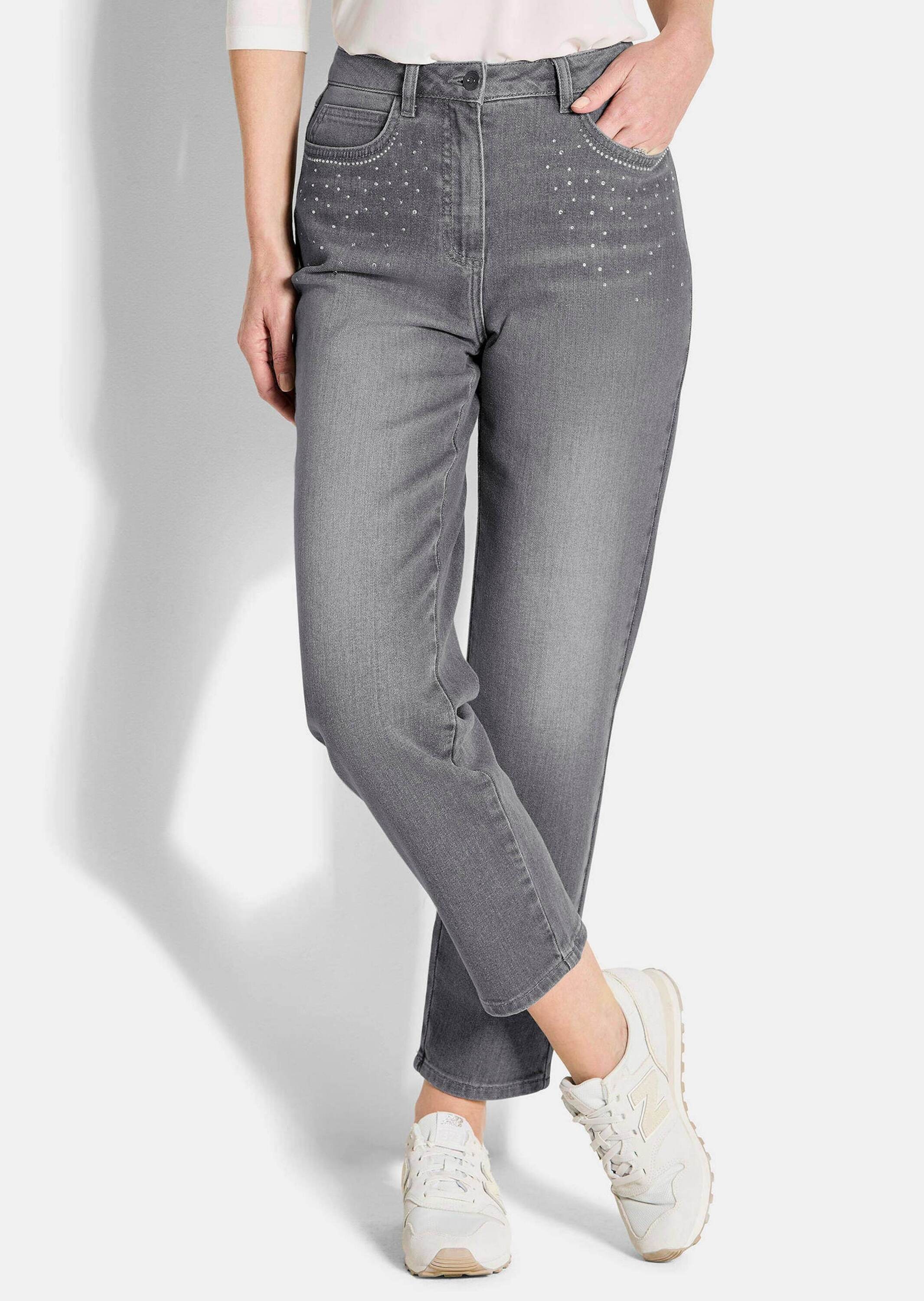 Goldner Sara Stretch Jeans Grey 21 2