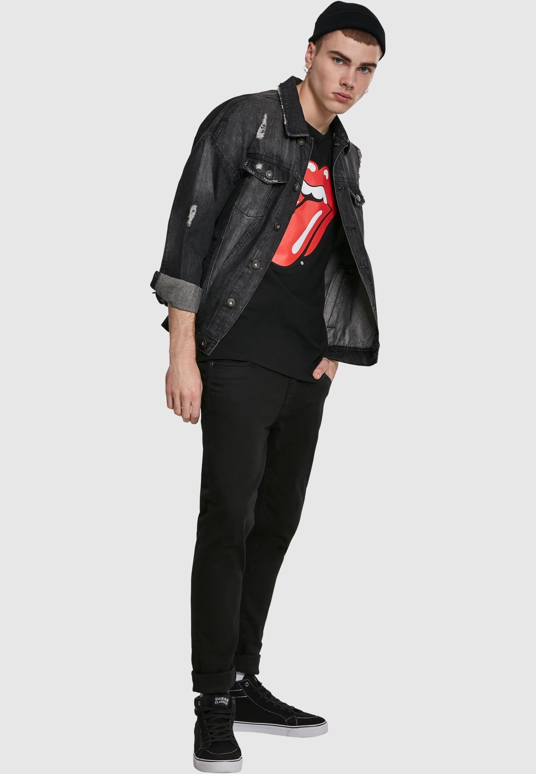 Merchcode T-Shirt »Merchcode Herren Rolling Stones Tongue Tee«, (1 tlg.)