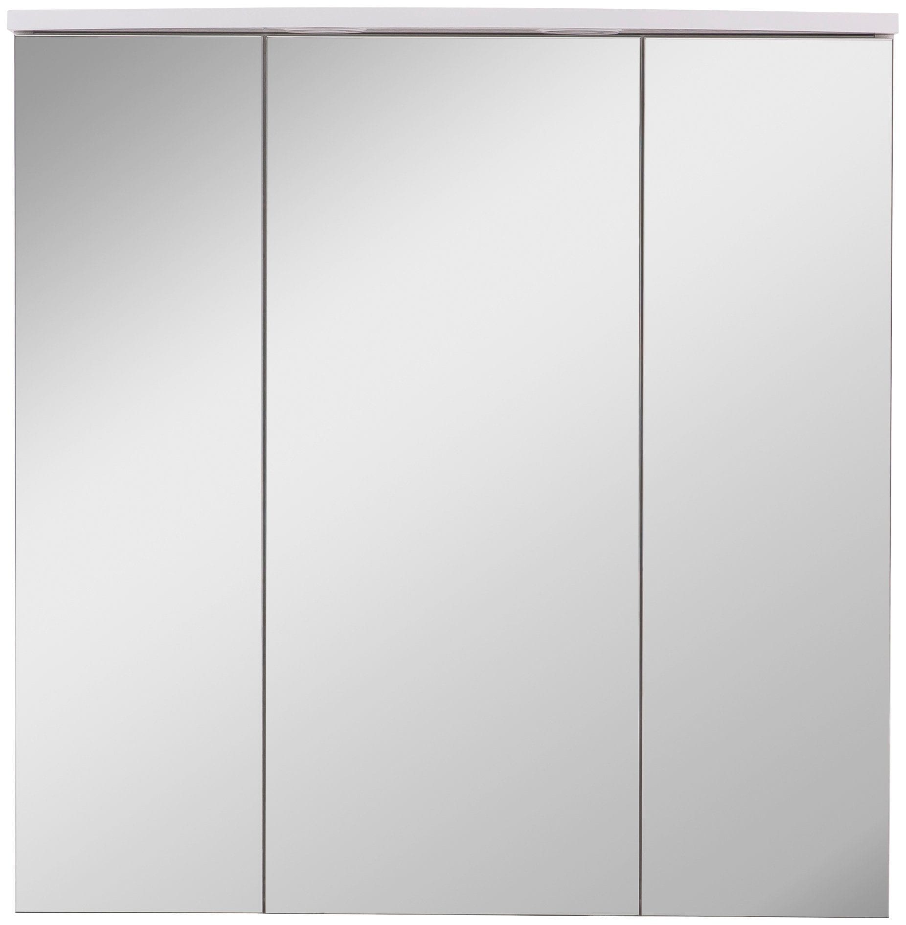 Schildmeyer Spiegelschrank »Verona«, Breite 70 cm, 3-türig, 2 LED-Einbaustrahler,  Schalter-/Steckdosenbox kaufen | BAUR