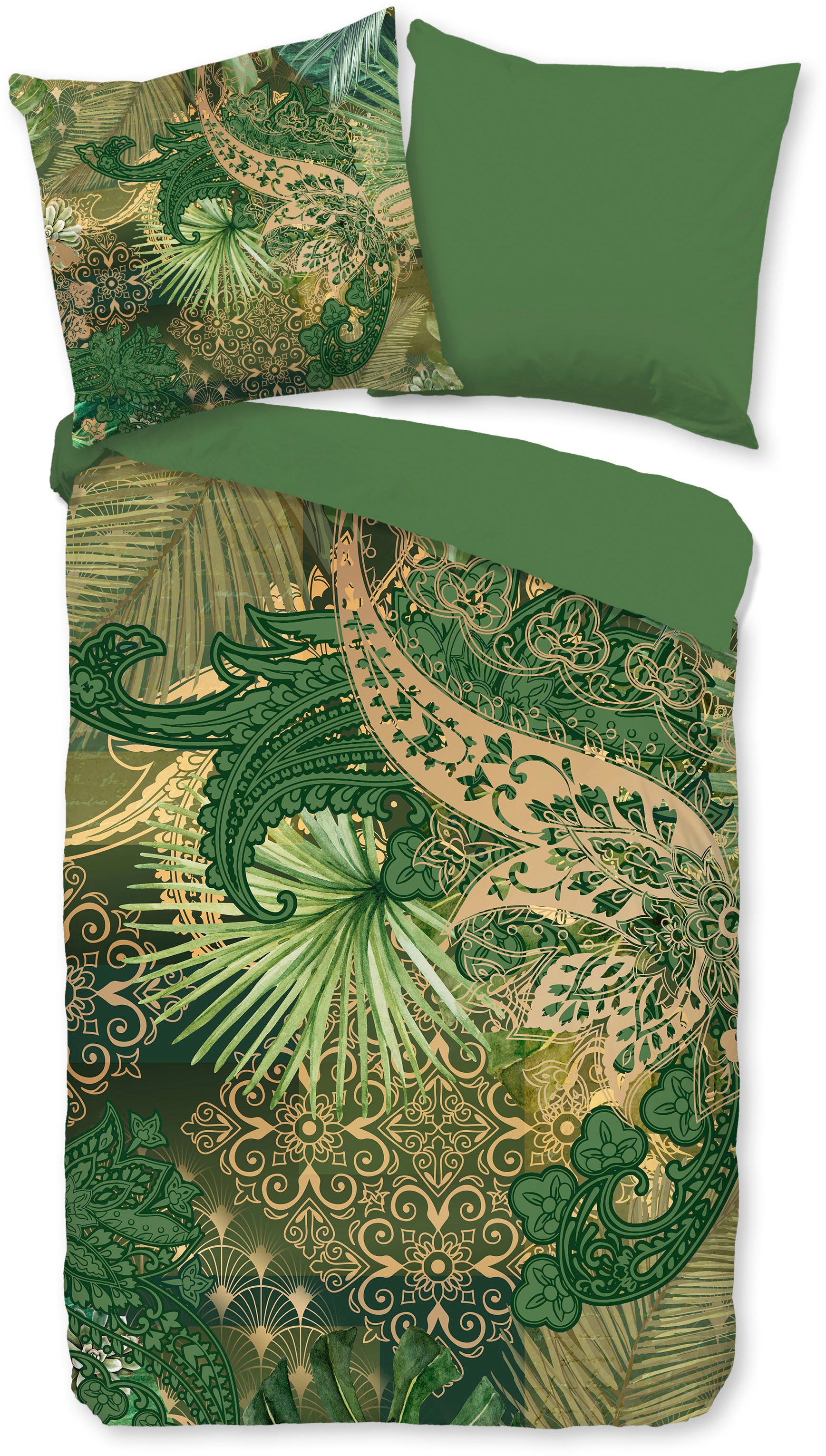 PURE luxury collection Wendebettwäsche "Louise" 2 Stk. Mikrofaser, 135x200, günstig online kaufen