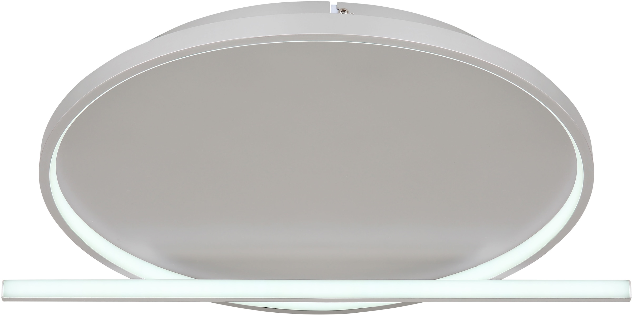 GLOBO LIGHTING LED Deckenleuchte »RONDA«, Leuchtmittel LED-Modul | LED fest integriert, Deckenlampe/LxBxH: 635x480x82mm/Wohnzimmer/Schlafzimmer