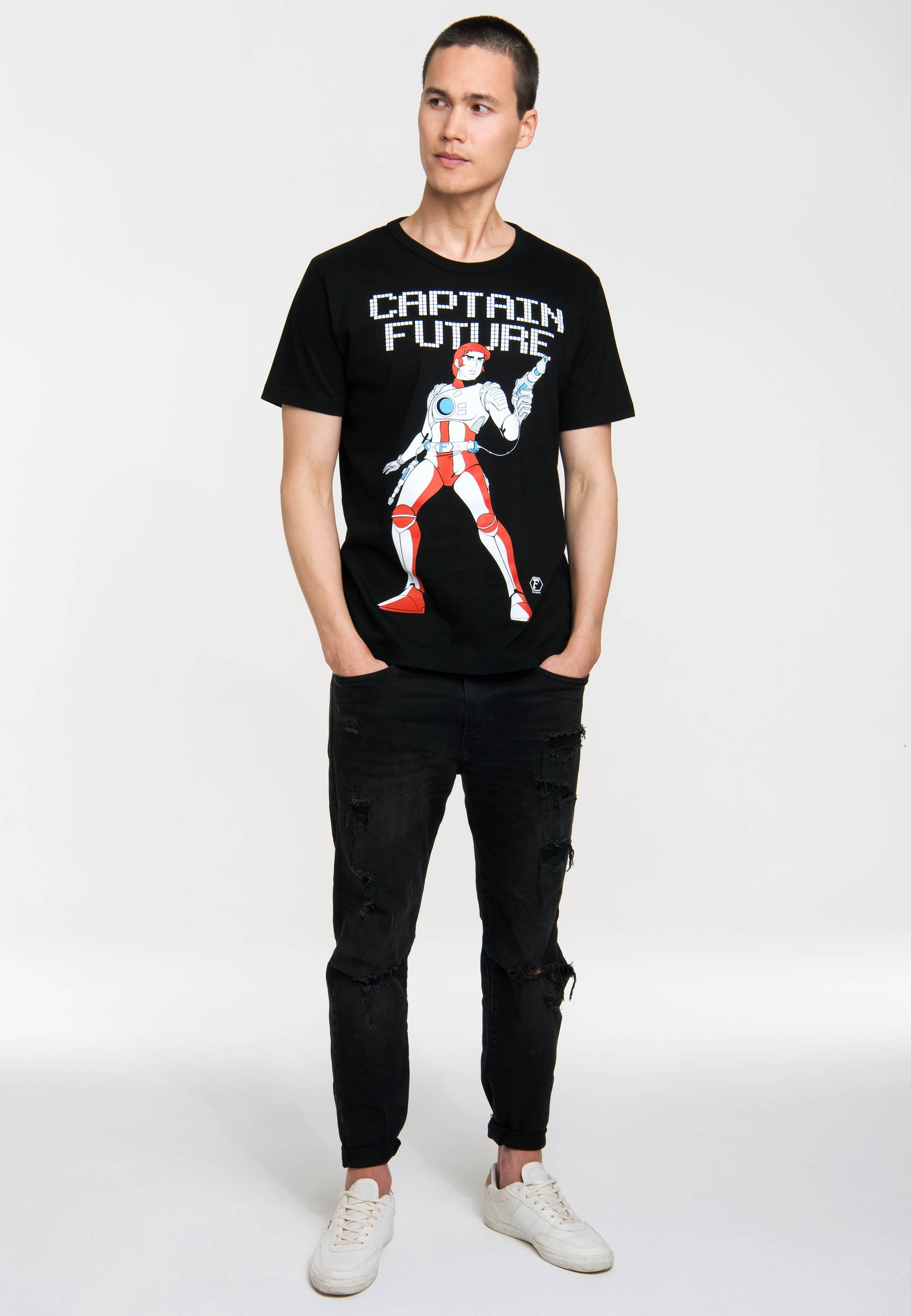 LOGOSHIRT T-Shirt "Captain Future", mit coolem Captain Future-Frontprint günstig online kaufen