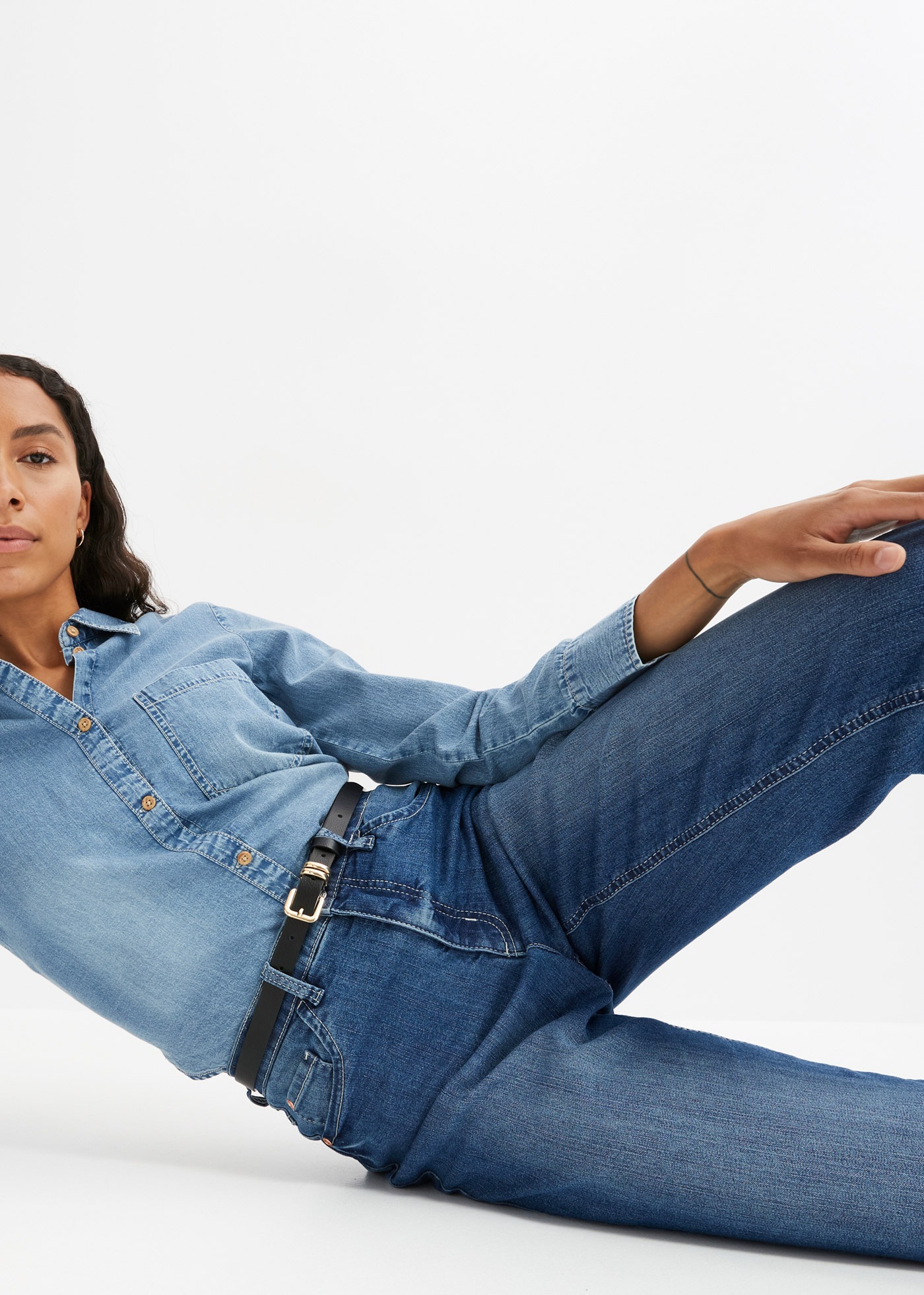 bonprix Hüftgürtel "Gürtel" aus Polyurethan, feminin geschnitten, in Ledero günstig online kaufen