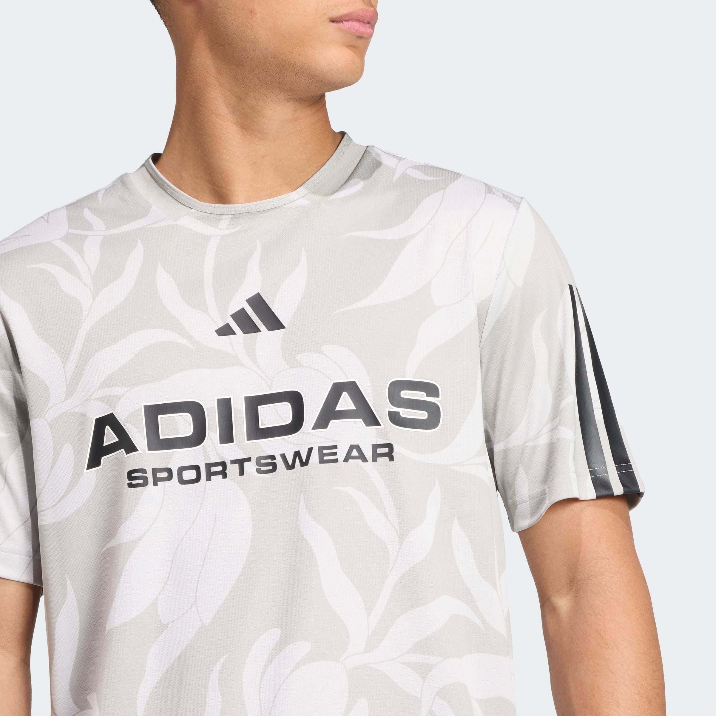adidas Sportswear T-Shirt »COMMON GOAL« sportlicher Stil, mit Rundhalsausschnitt, Allover-Print