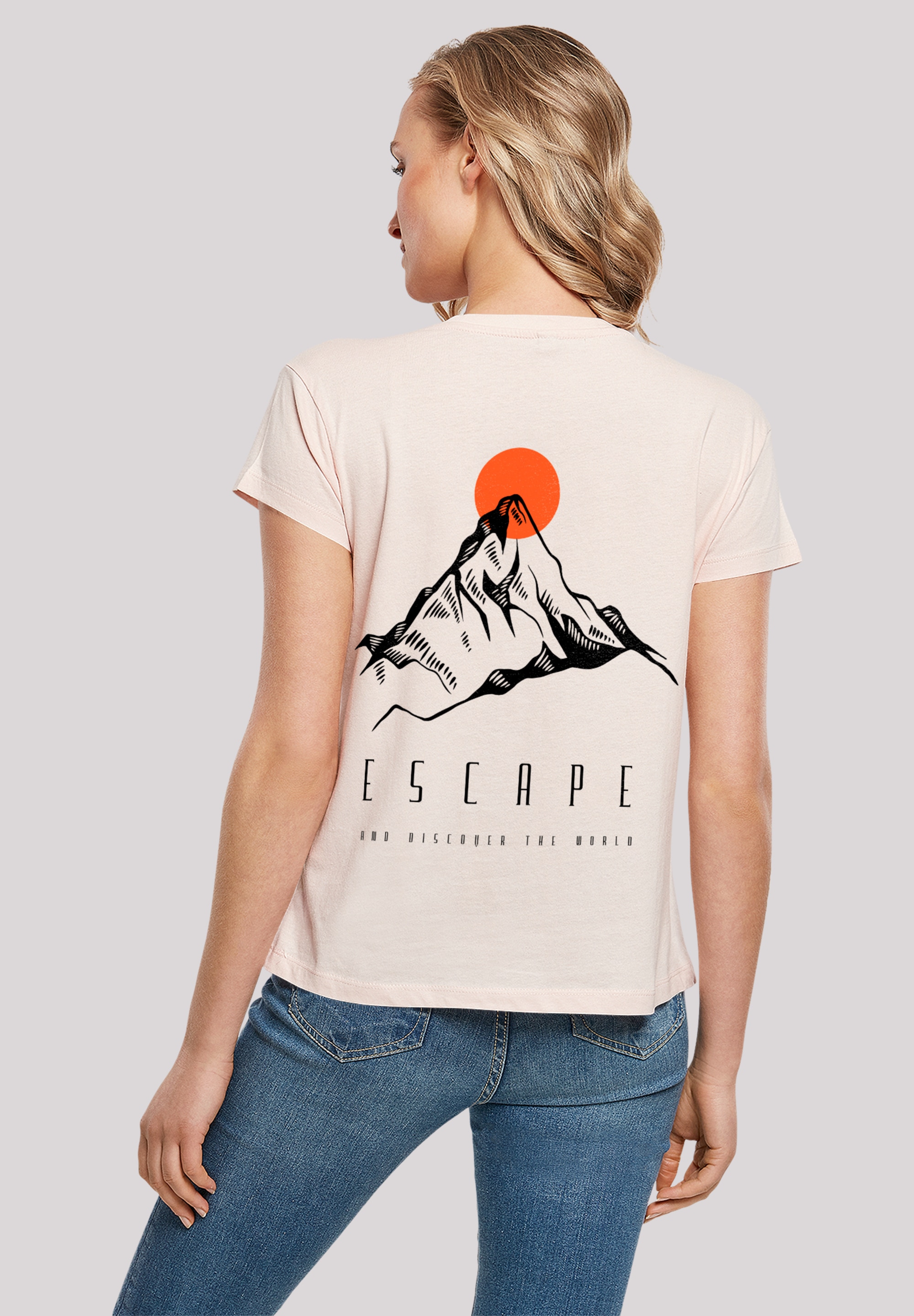 F4NT4STIC T-Shirt "Escape Discover the World Mountain", Premium Qualität, E günstig online kaufen