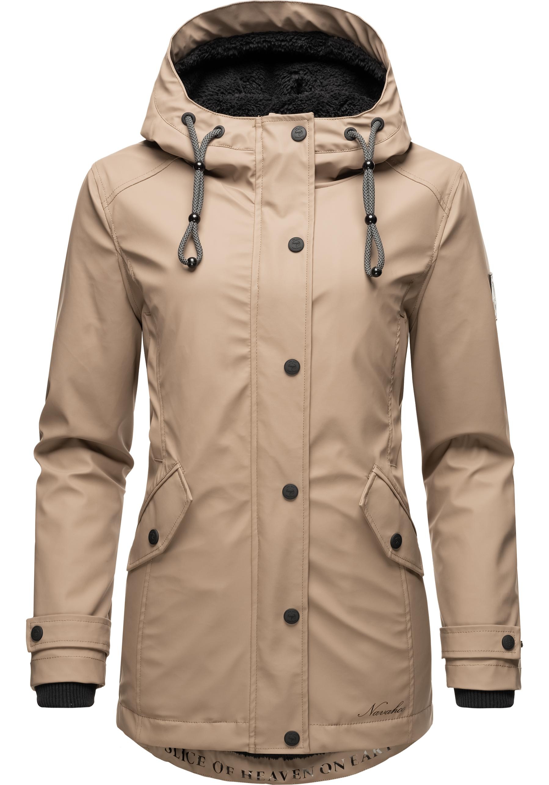 Navahoo Regenjacke "Lindraa" mitKapuze stylische wasserdichte Outdoorjacke günstig online kaufen