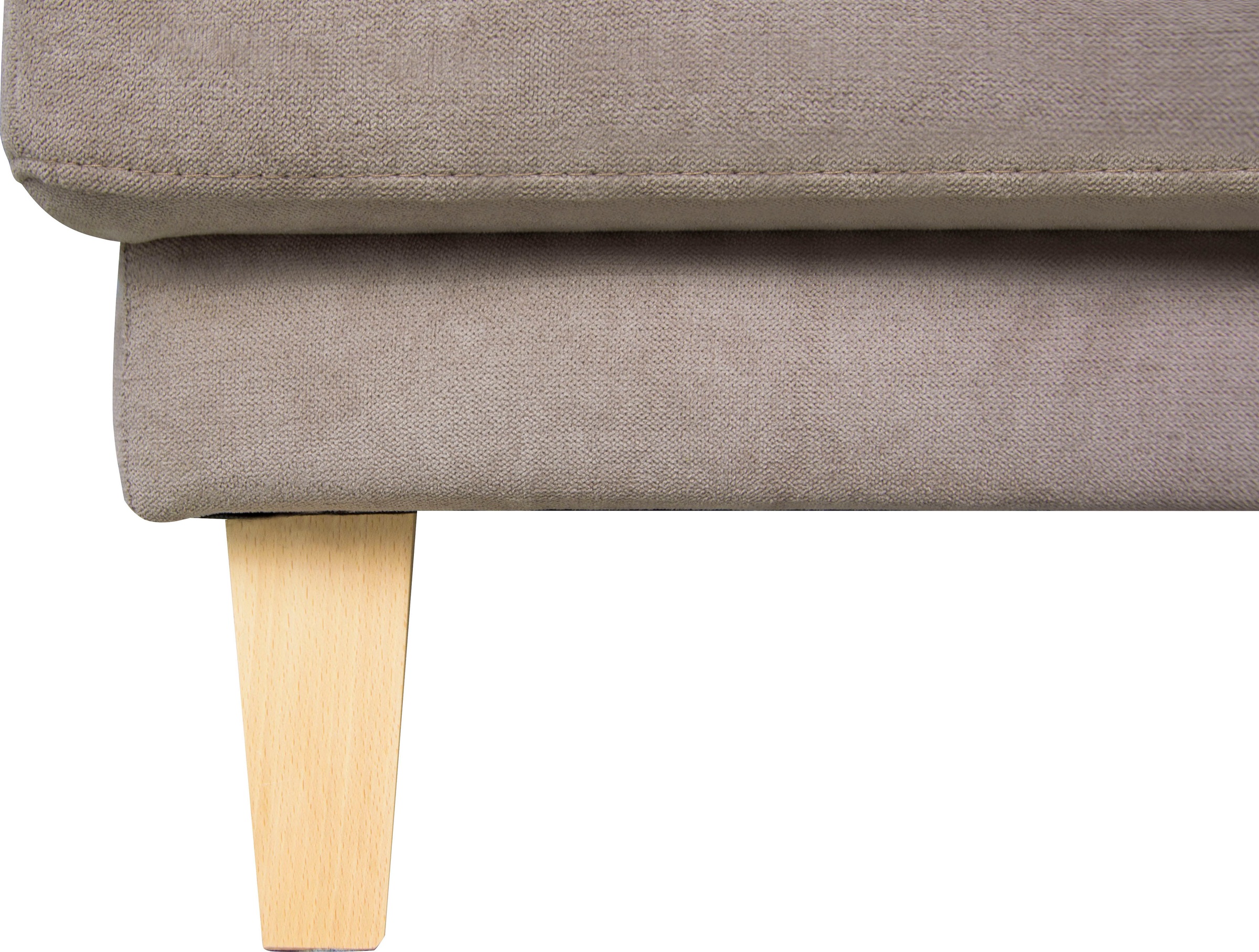 Home affaire Wohnlandschaft »TRIPLO U-Form wahlweise mit Schlaffunktion, B/T/H: 310/192/90 cm«, Schlafsofa, auch mit Bettkasten, Steppung im Rückenkissen